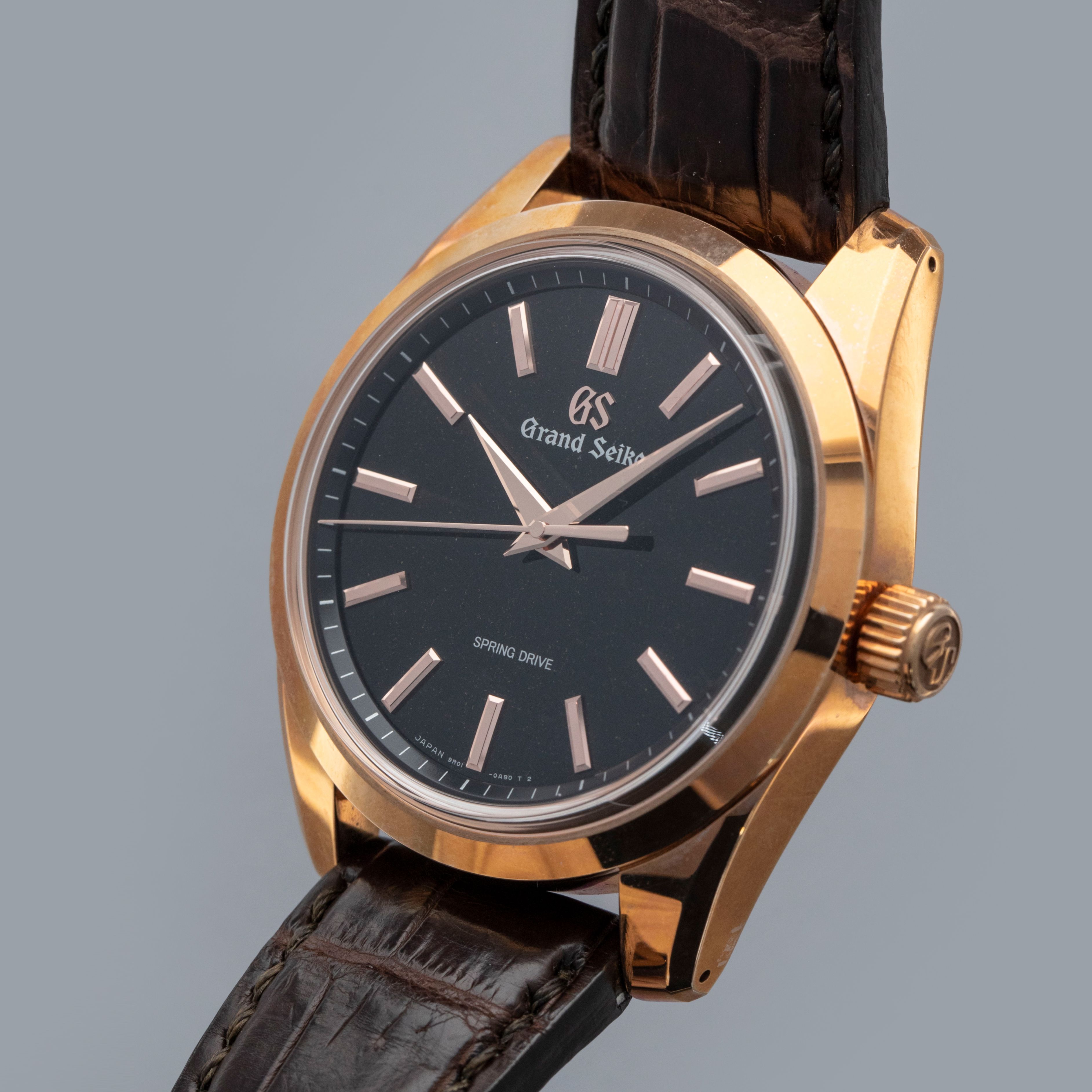 Grand Seiko Spring Drive 8 Day SBGD202 18k RG | Auctions | Loupe This