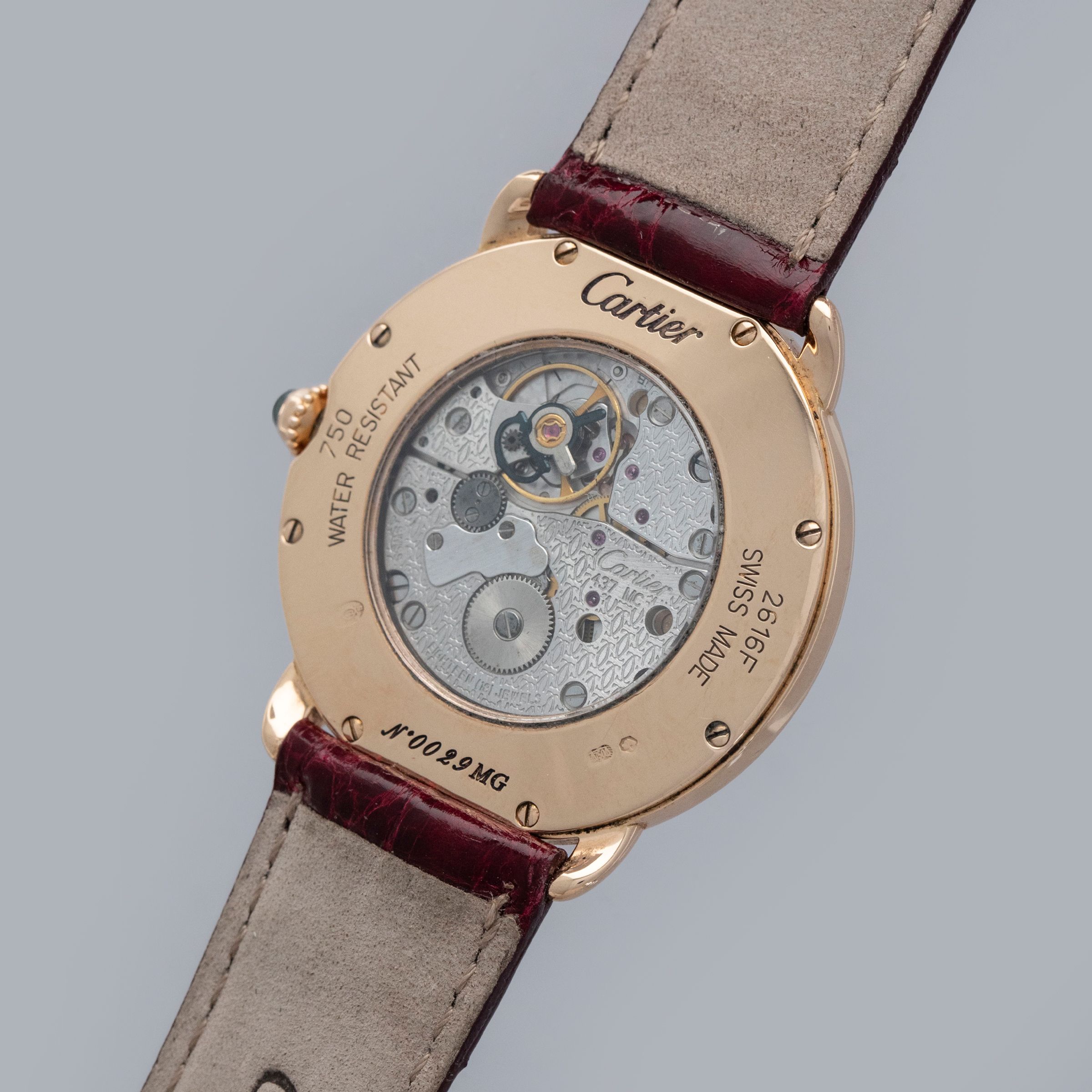 Cartier CPCP Ronde 2616F 18k RG | Auctions | Loupe This
