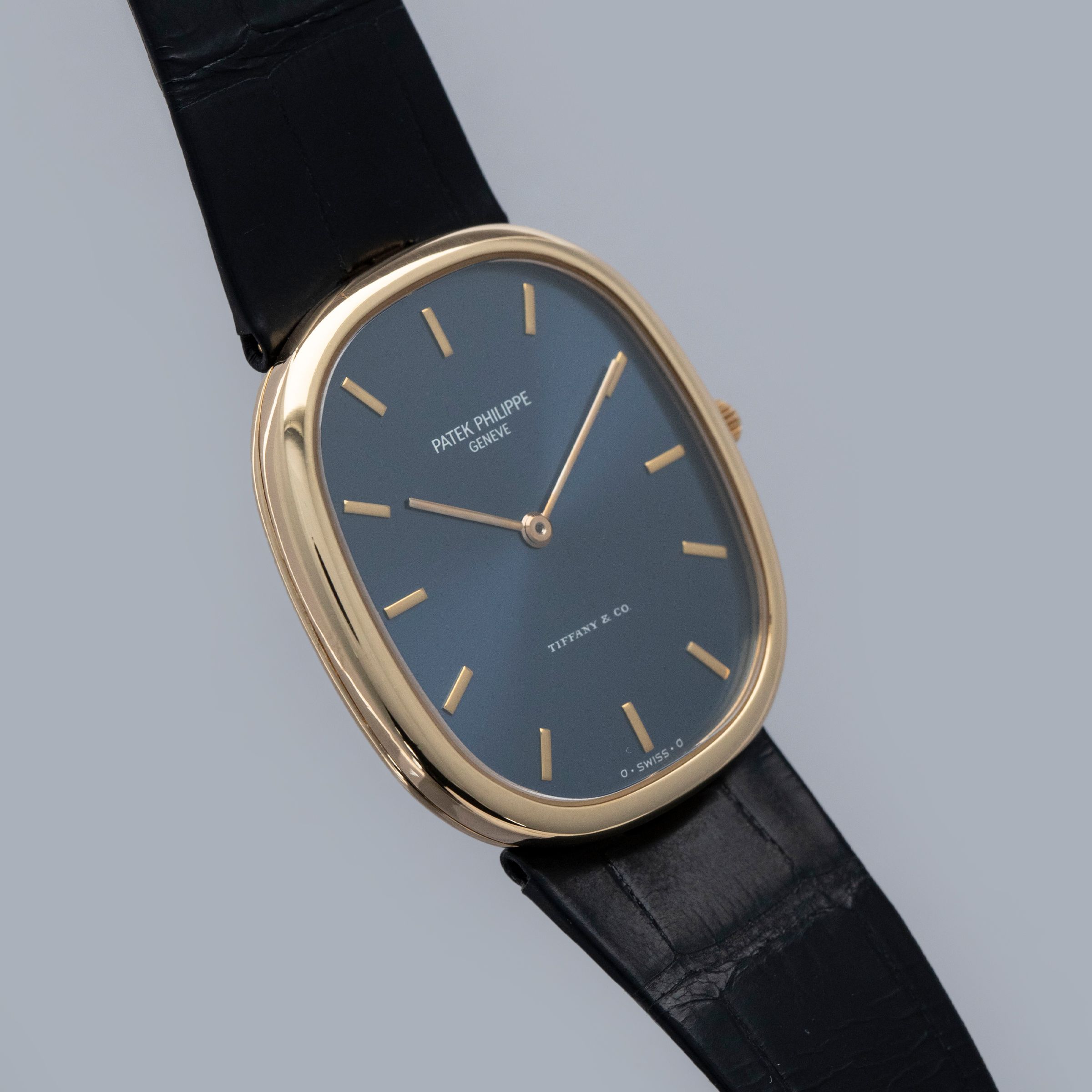 Patek Philippe Golden Ellipse Jumbo 3738/100 Retailed by Tiffany