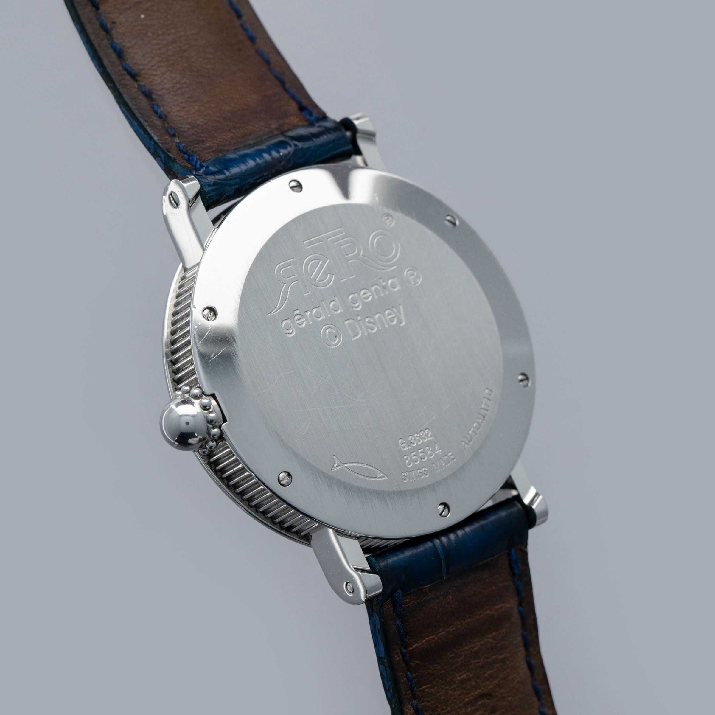 Gerald Genta Retro Fantasy G3632 Donald Duck Golf Retrograde Jump