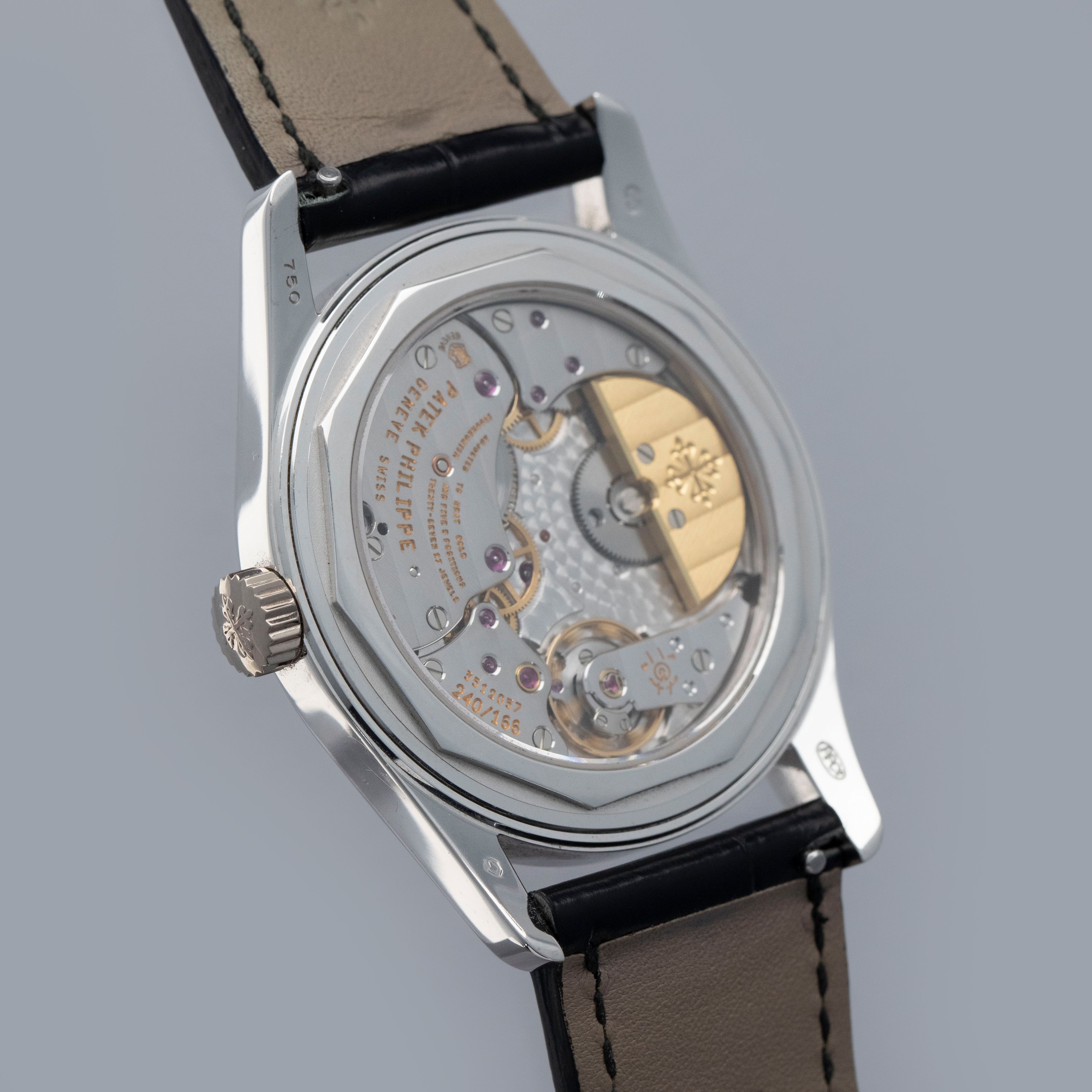 Patek Philippe Calatrava 6000G Grey Dial 18k WG Box and Papers