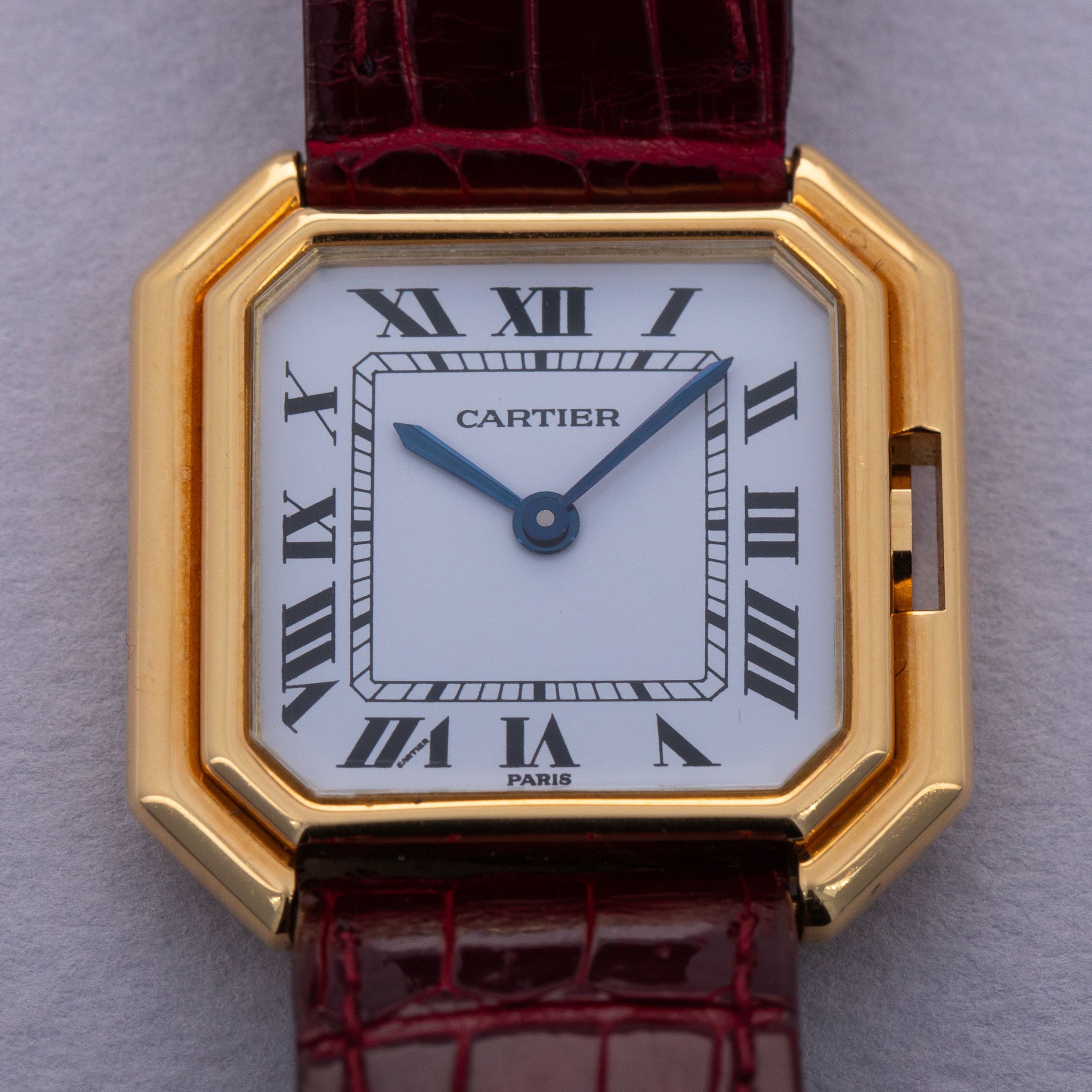 Cartier Tank Ceinture 78099 Paris Dial 18k YG | Auctions | Loupe This