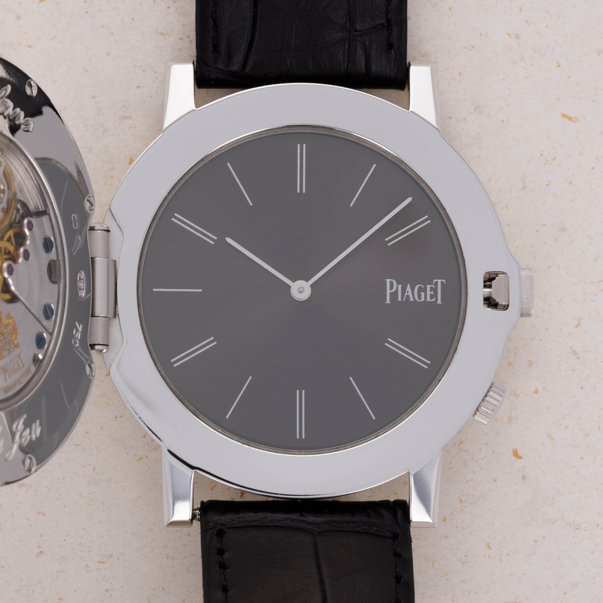 Piaget Double Jeu Altiplano 18k WG 10436 Auctions Loupe This