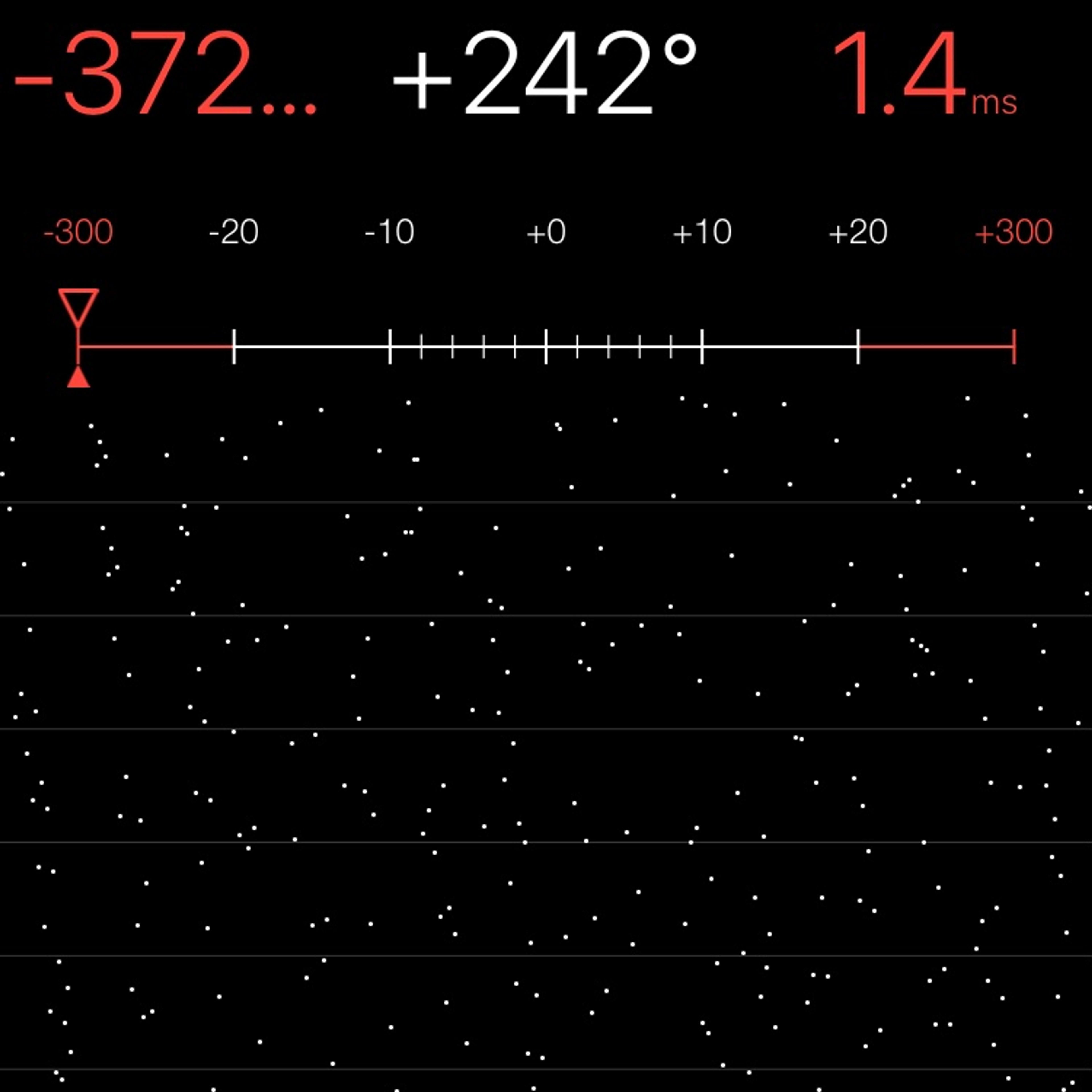 TIMING MACHINE READOUT