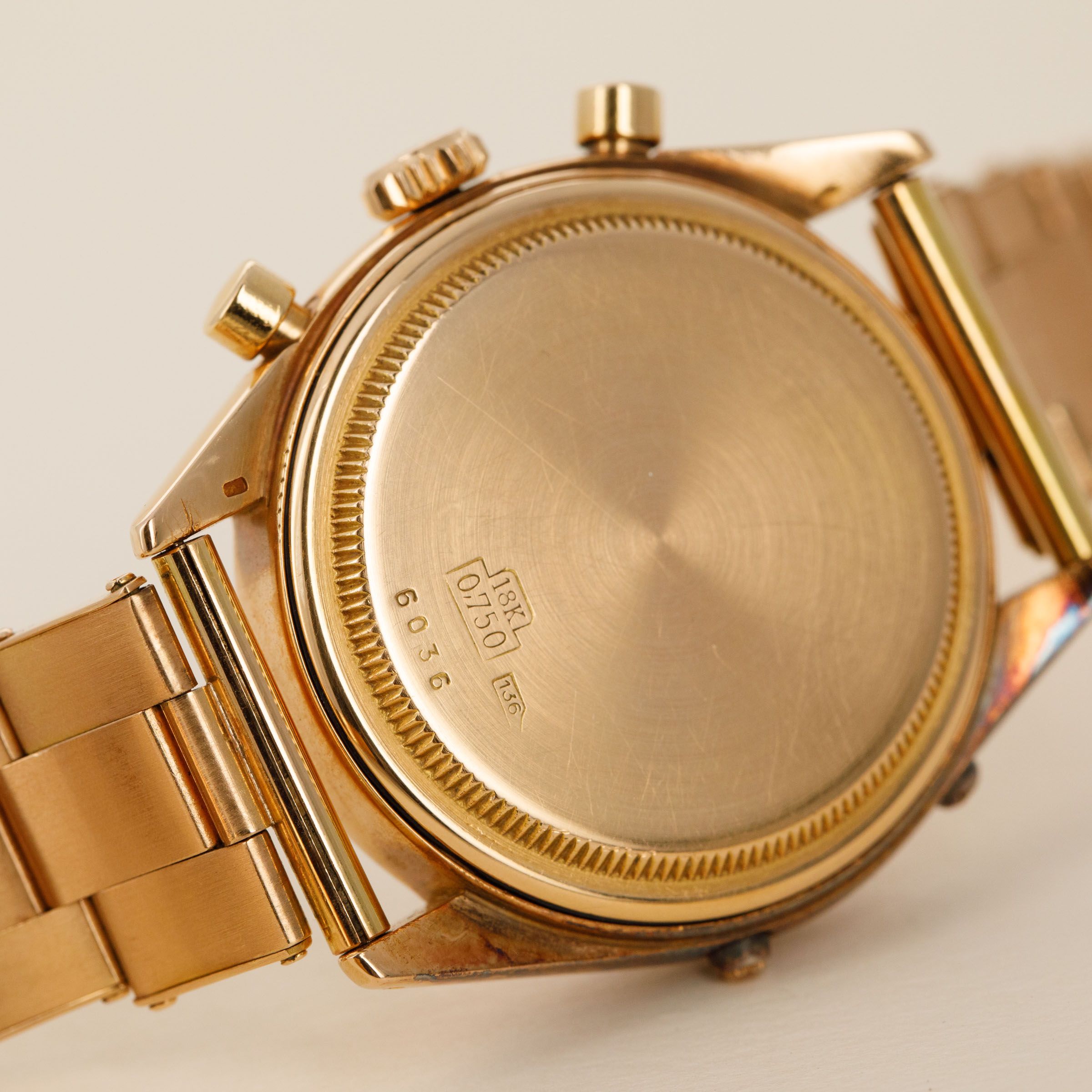 Rolex Triple Calendar Chronograph 6036 Jean Claude Killy 18k YR