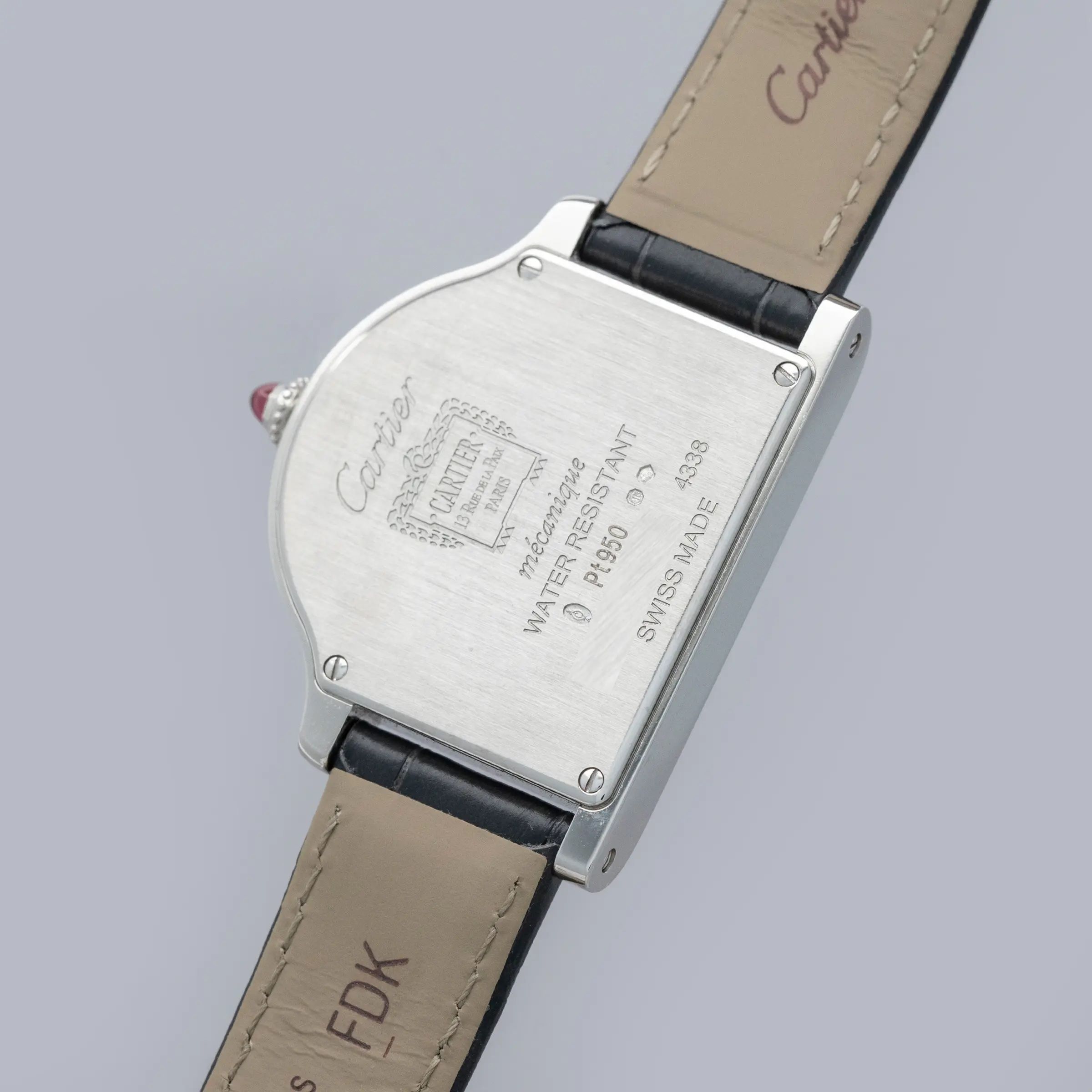 Cartier Cloche WHCC0009 13 Rue de la Paix Salmon Dial LE Platinum