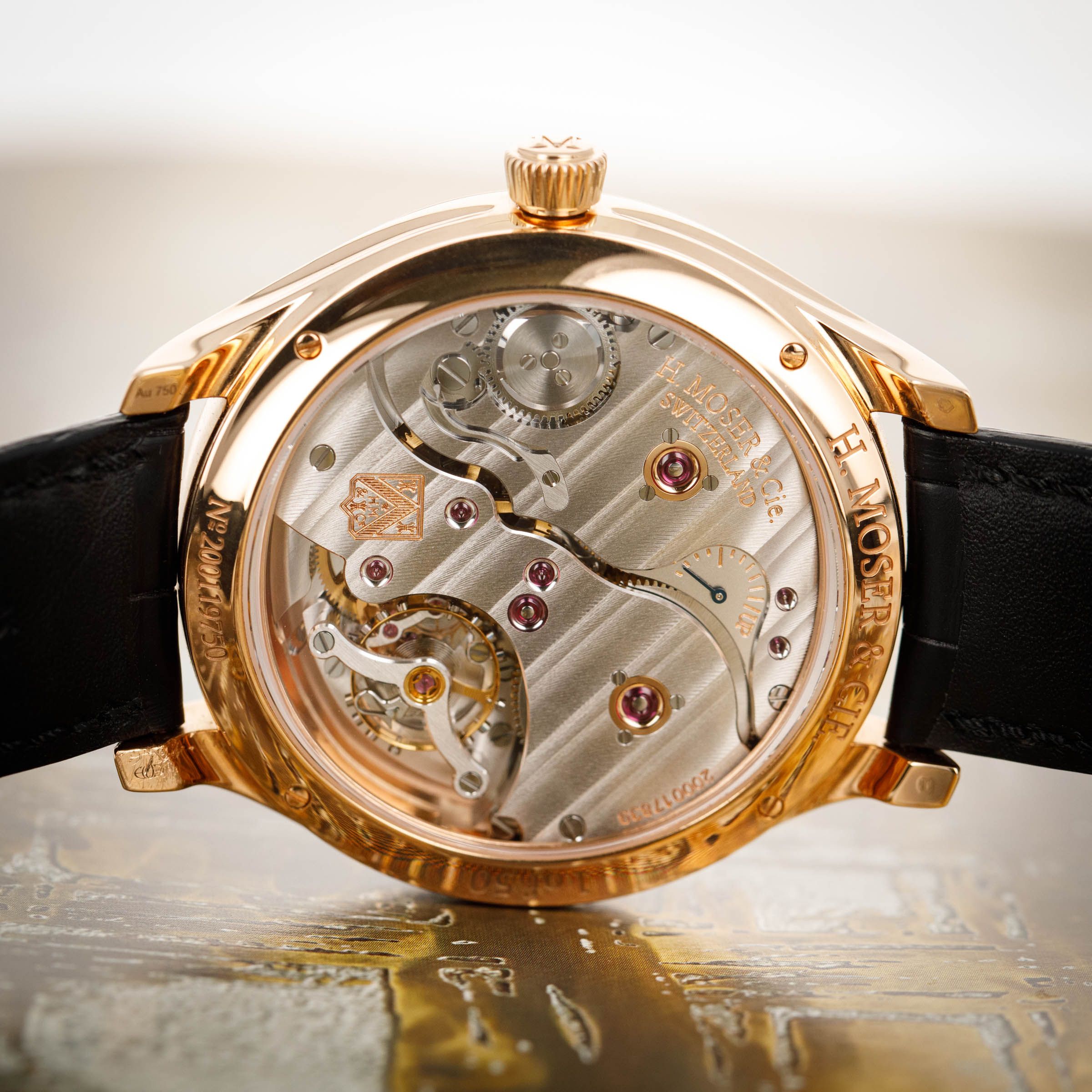 H. Moser & Cie. Endeavour Perpetual Moon 1801-0402 Aventurine Dial