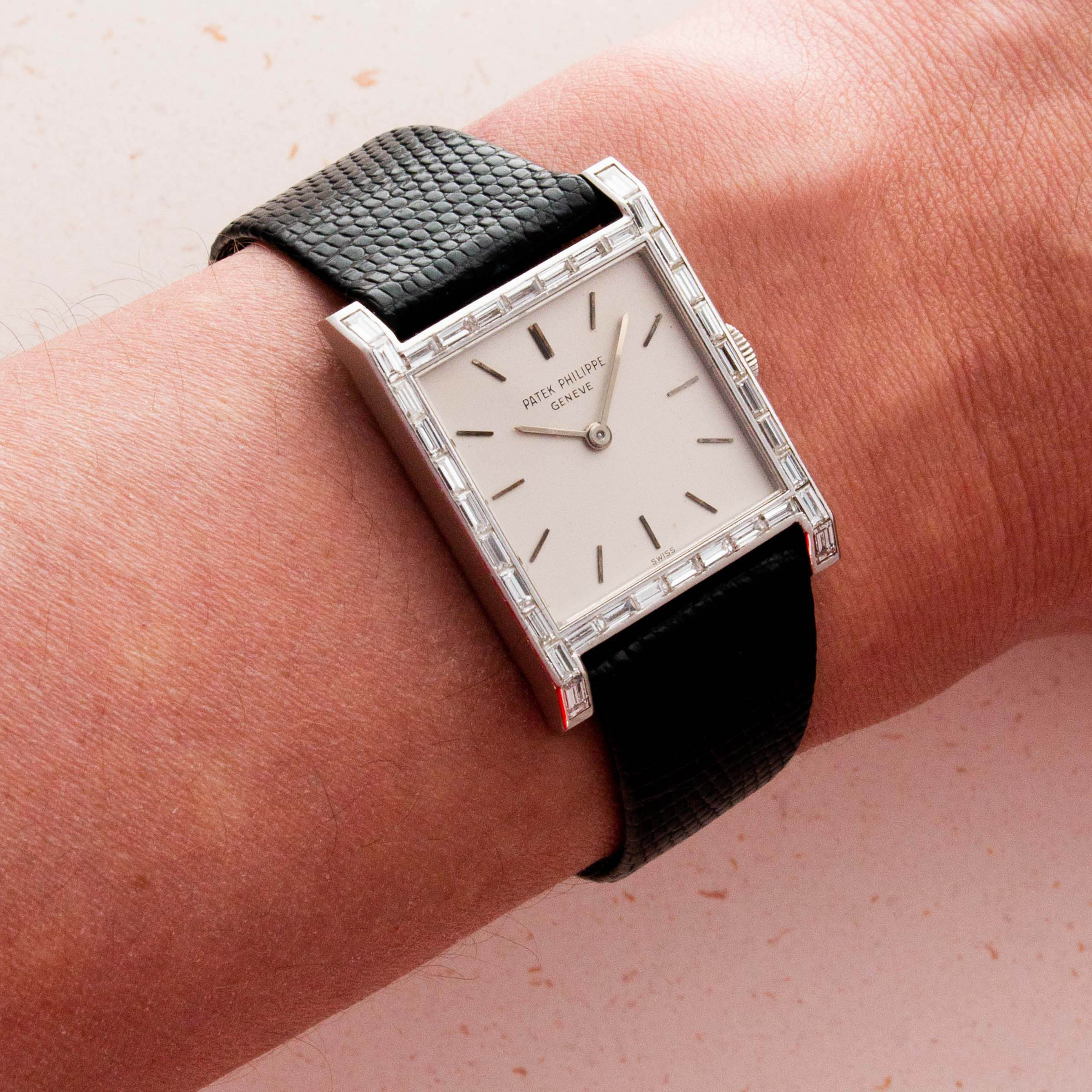 Patek Philippe Platinum and Diamond 3465-1 | Auctions | Loupe This