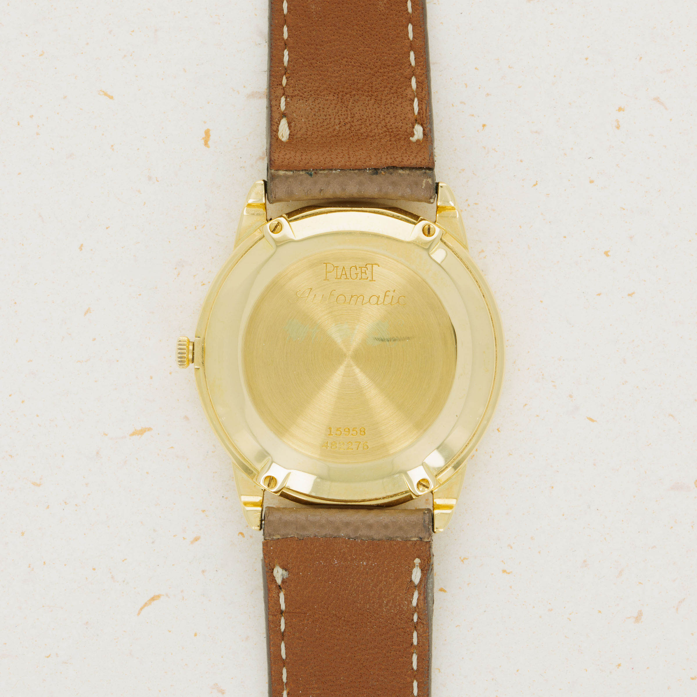 Piaget Gouverneur Triple Calendar 15958 18k YG | Auctions | Loupe This