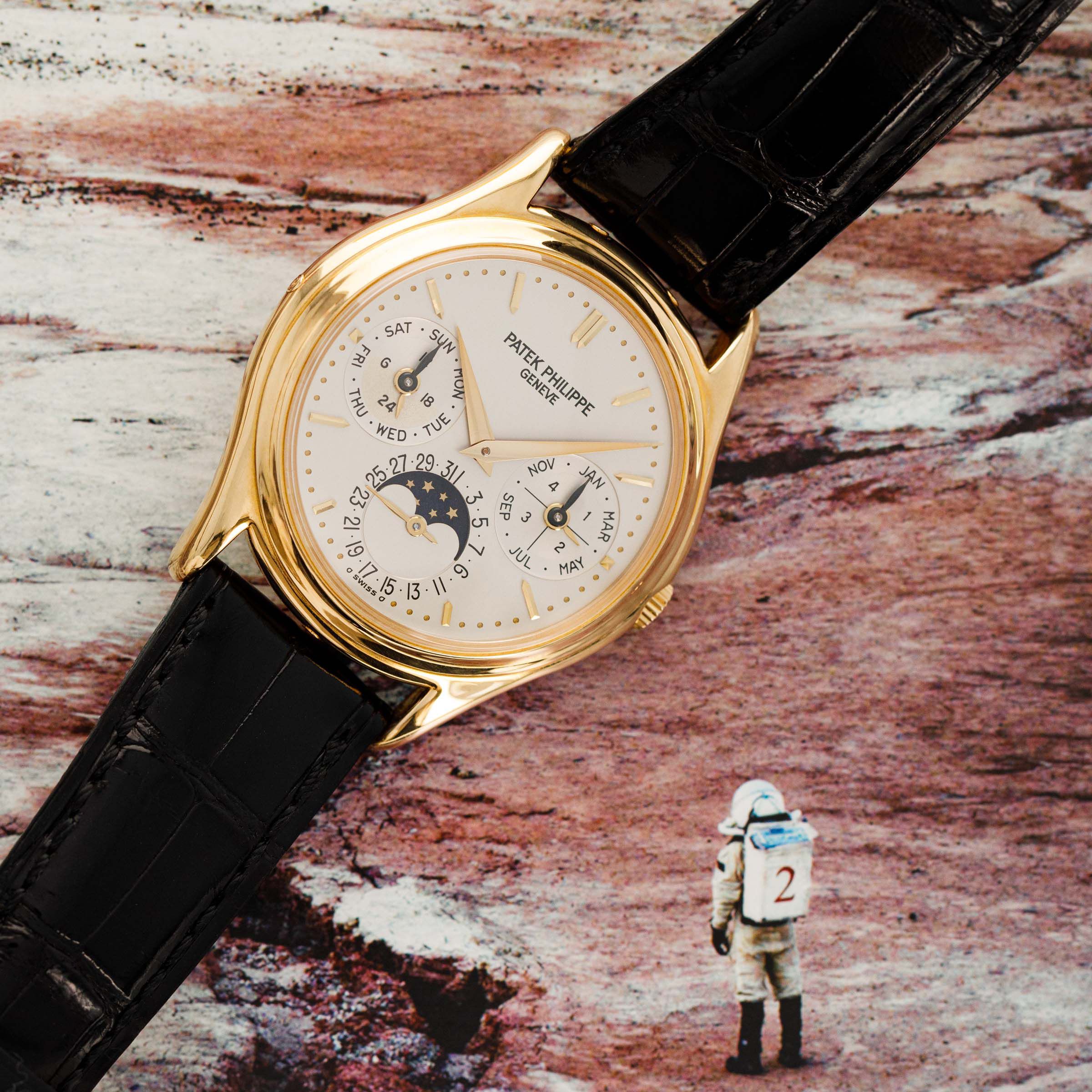 Patek Philippe Perpetual Calendar 3940J 18k YG | Auctions | Loupe This