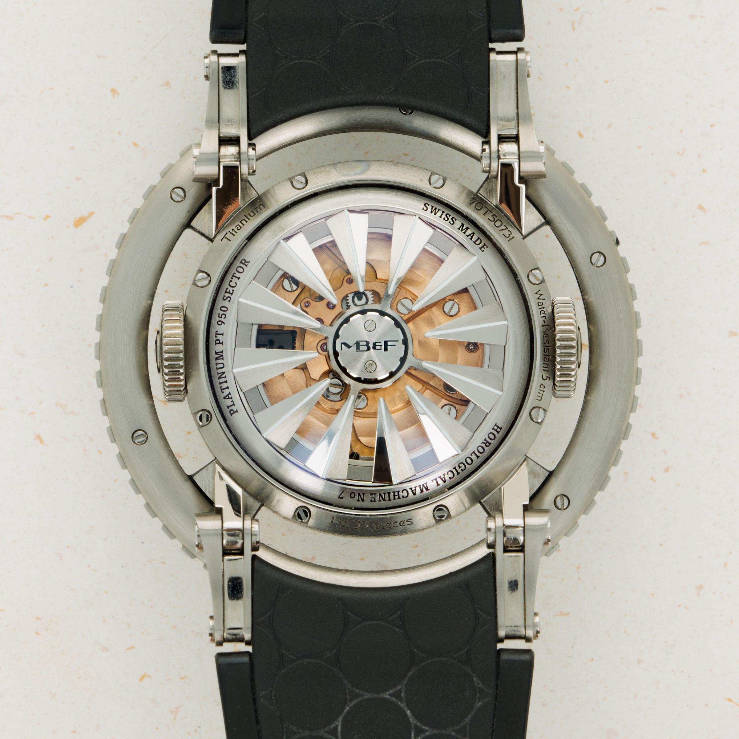 【祝開店！大放出セール開催中】 HM7 Machine Horological MB&F Aquapod 70.TSL.B Titanium バッグ
