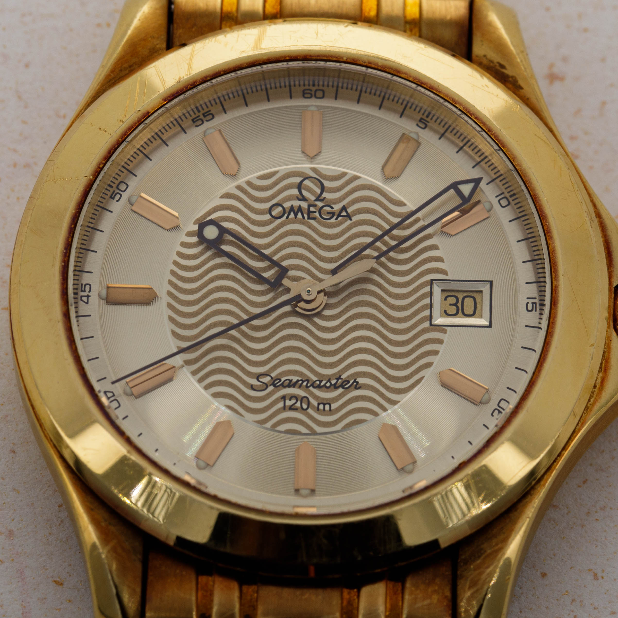 Omega Seamaster Quartz 196.1501 for Sultanate of Oman 18k YG