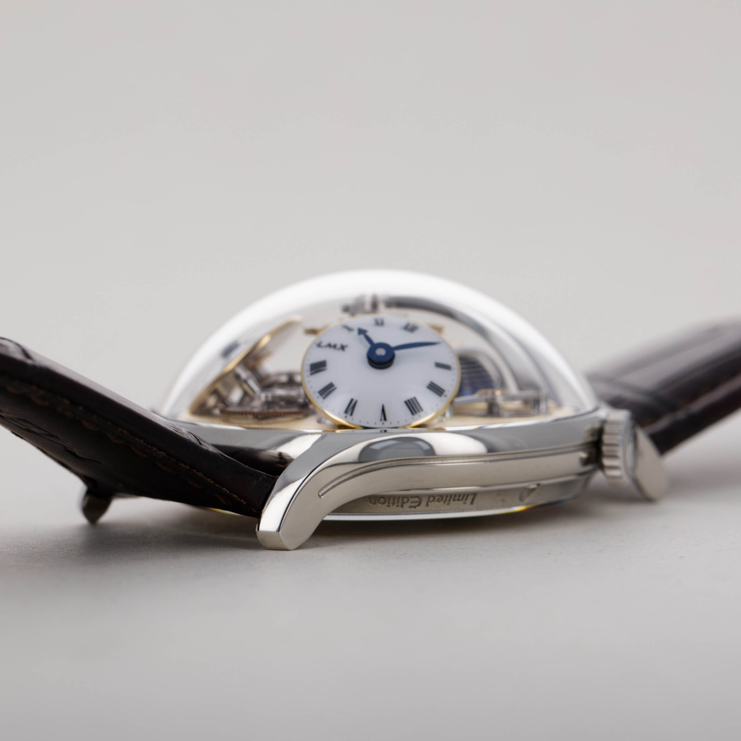 ブラス 豪華版 Brass:LancashireDeluxeEdition MB&F Legacy Machine LMX Brass Dial Stainless Steel 08.SL.B
