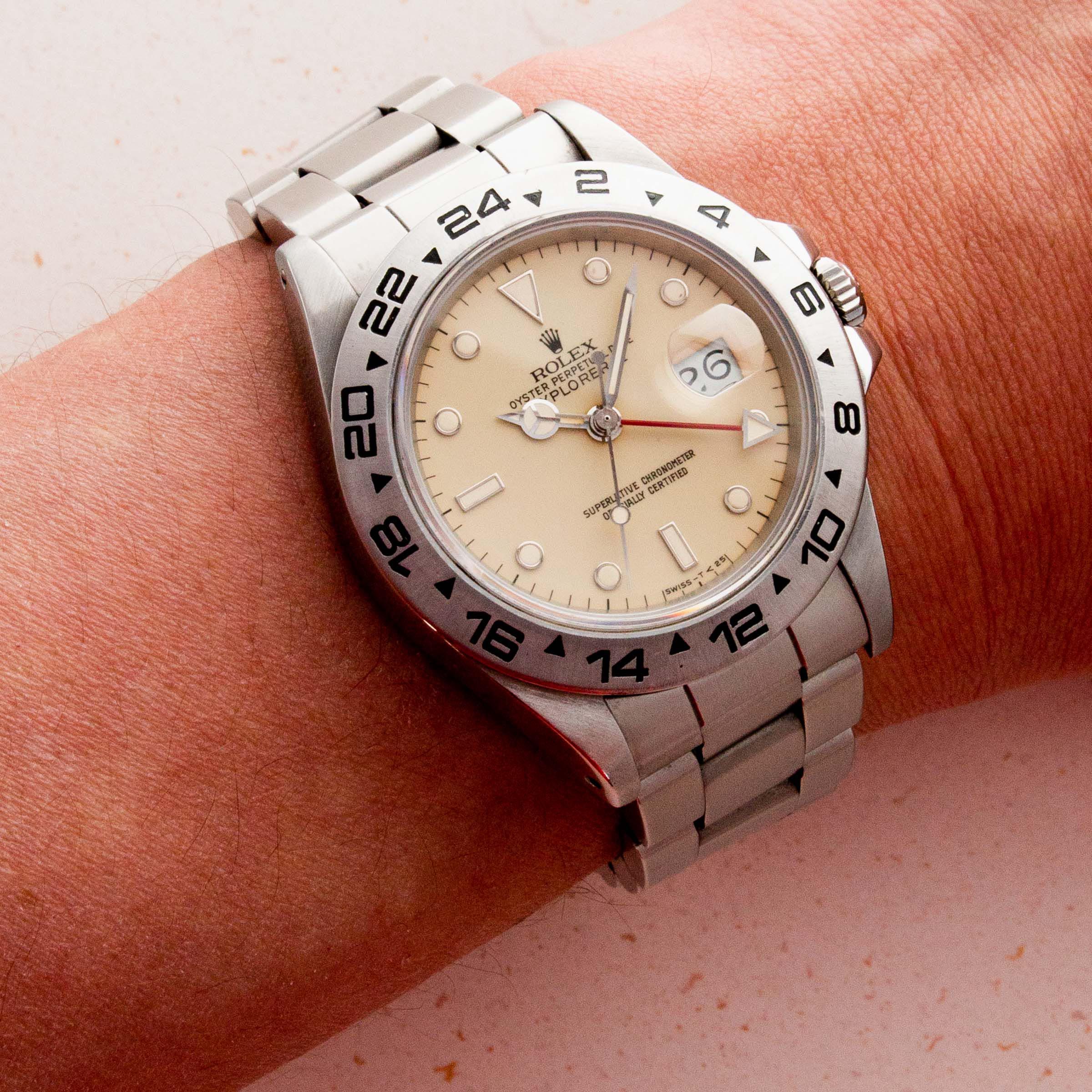 Rolex explorer 2024 cream dial