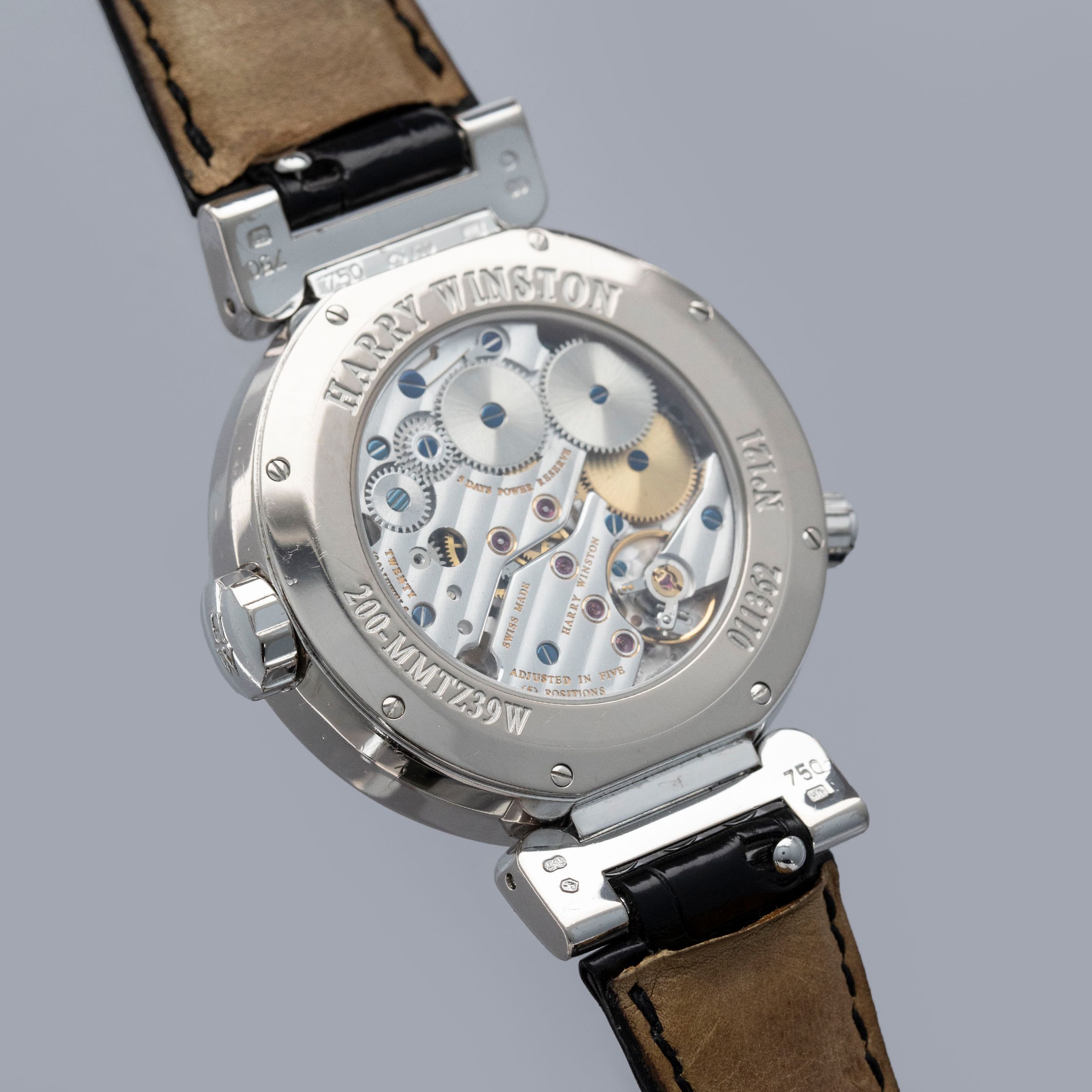 Harry Winston Premier Excenter Timezone 200-MMTZ39W 18k WG