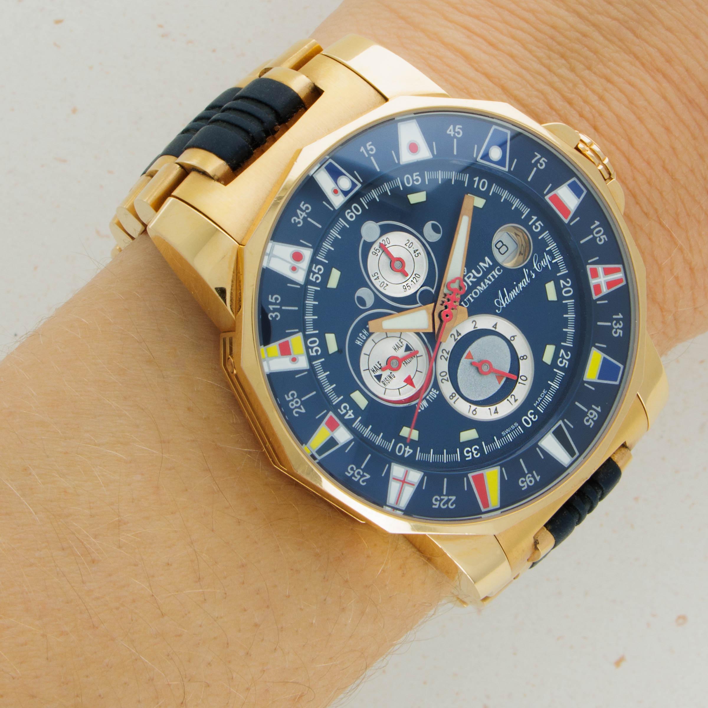 Corum Admiral s Cup 44 Tides Regatta 18k Rose Gold Auctions