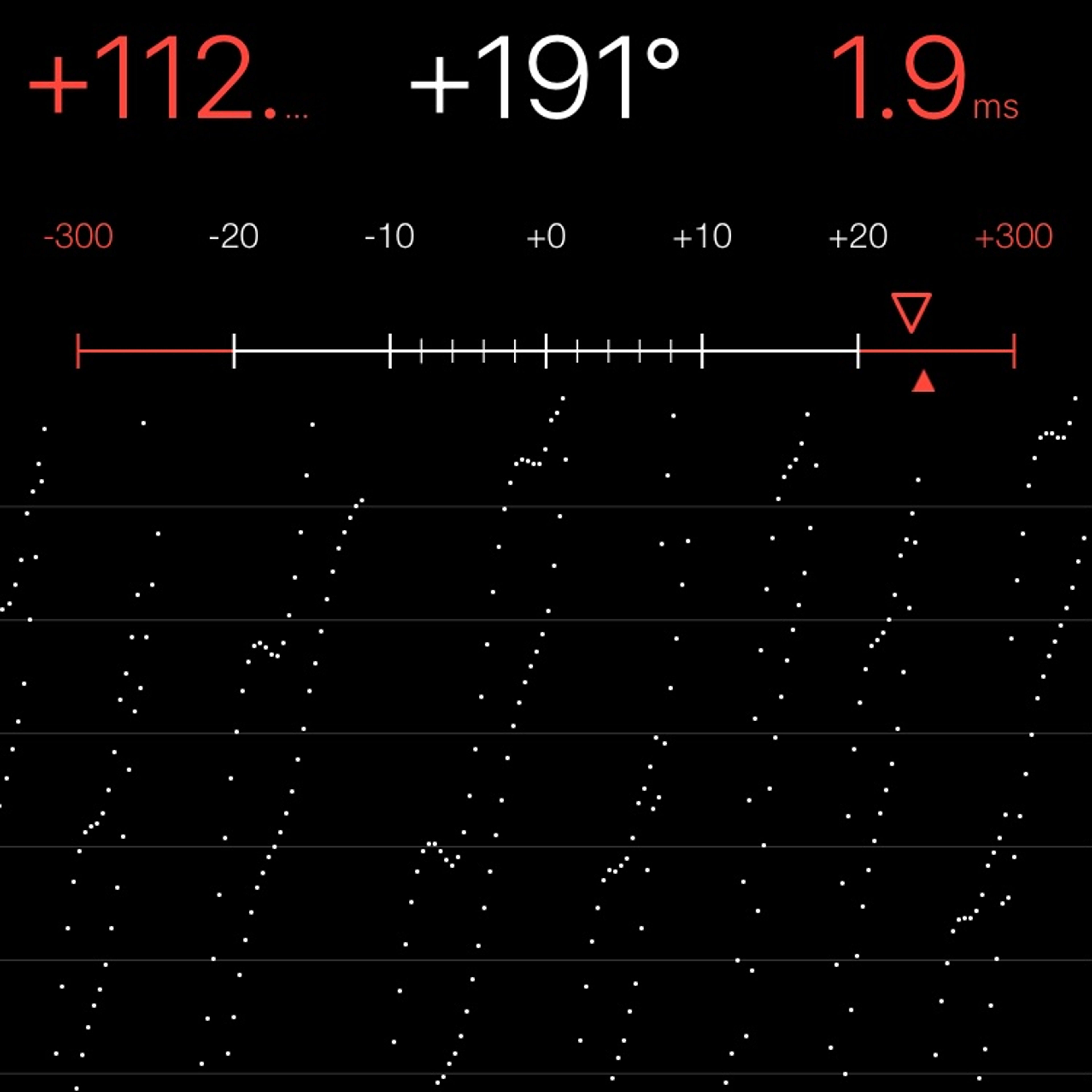 TIMING MACHINE READOUT