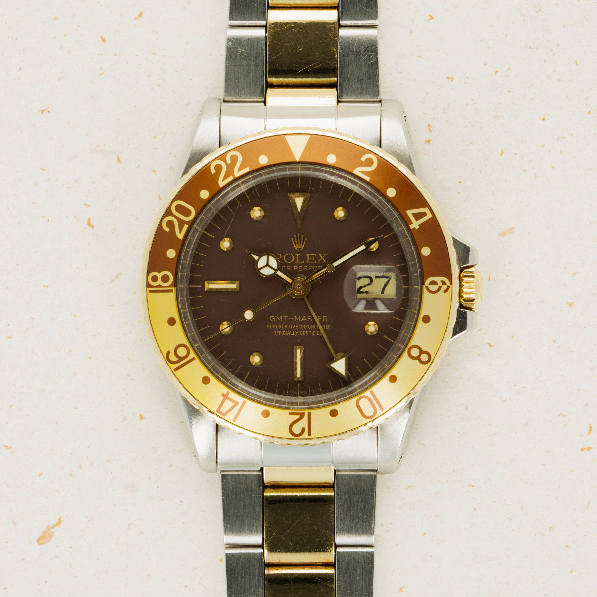 Rolex 1675 two on sale tone