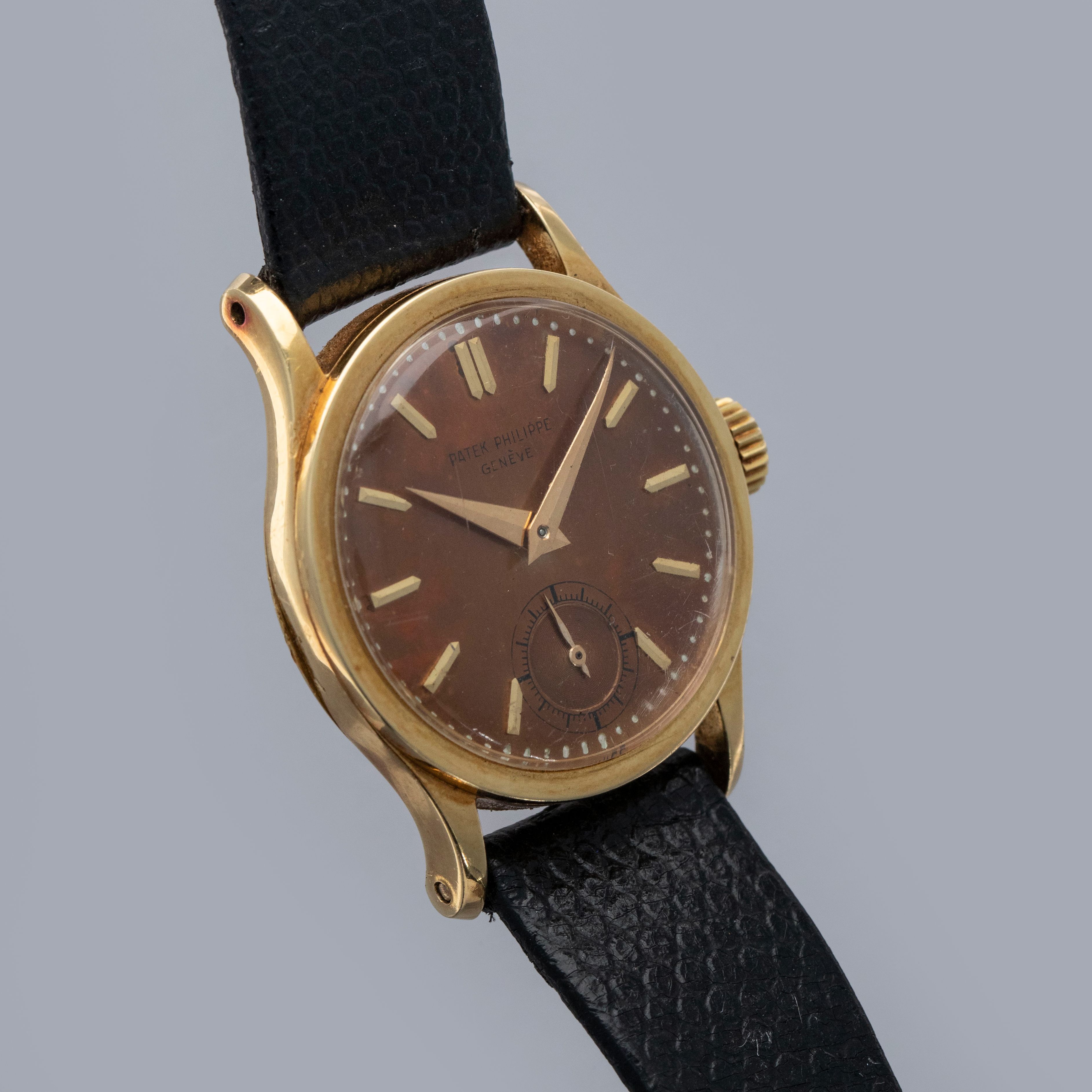 Patek Philippe Calatrava 96J Tropical Dial 18k YG | Auctions
