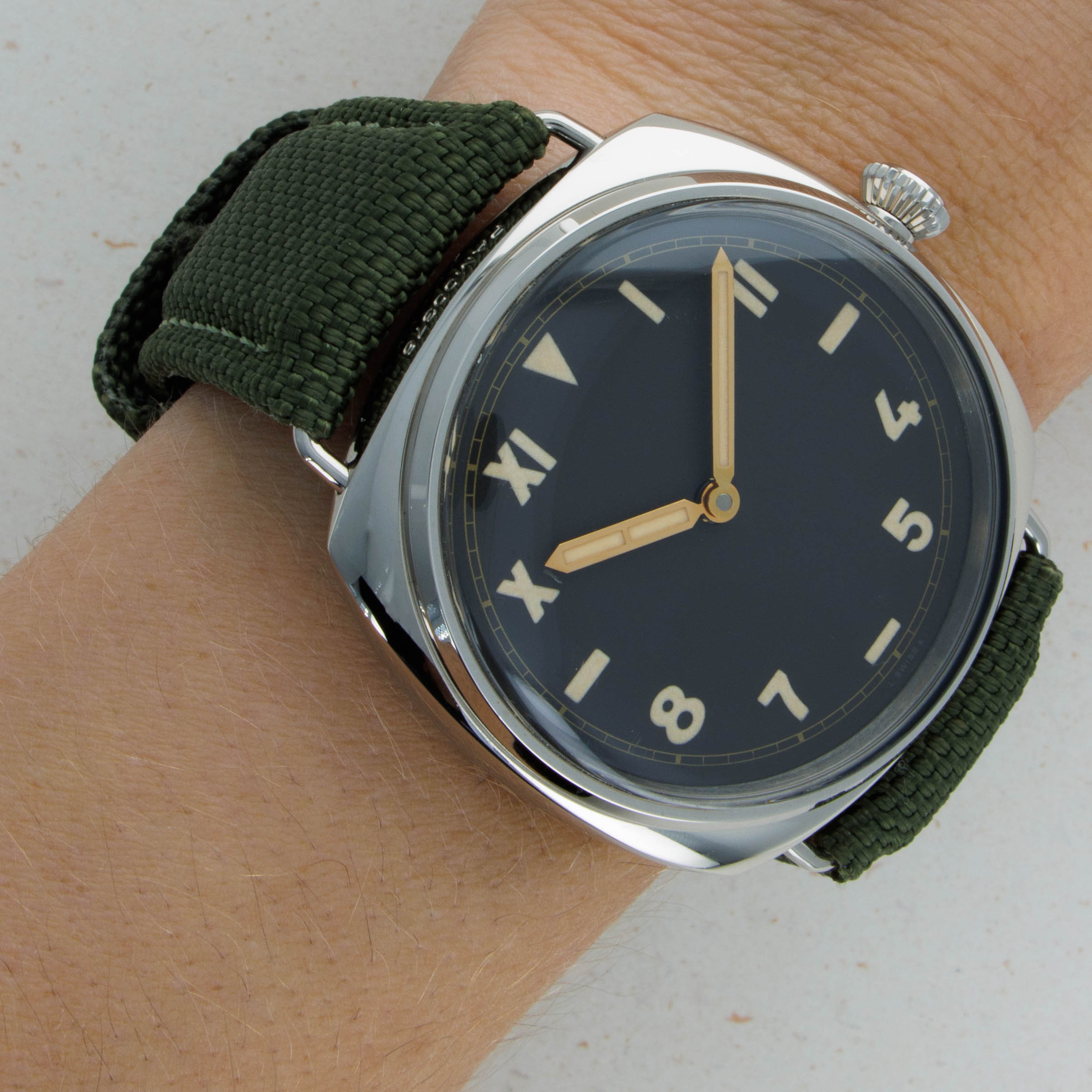 Panerai Radiomir Oro Bianco California Dial 3 Days PAM376 18kt WG