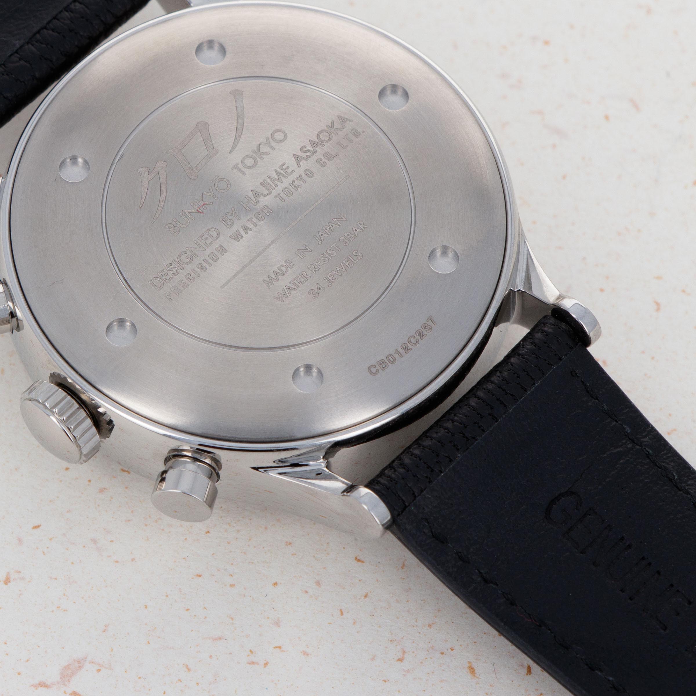 Kurono Tokyo Chronograph II Shiro | Auctions | Loupe This