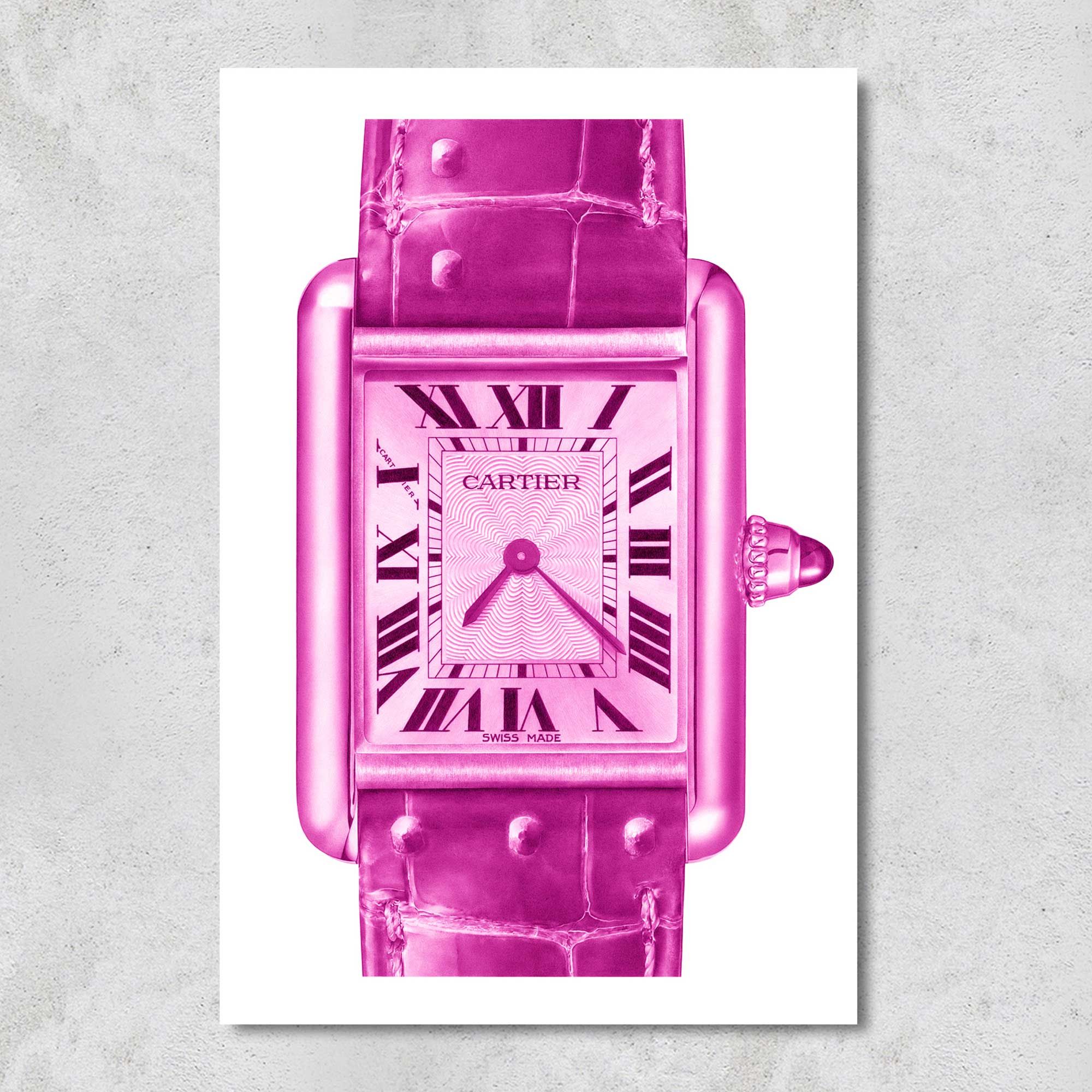 Julie Kraulis Tank Louis Cartier Unique Print | Auctions | Loupe This