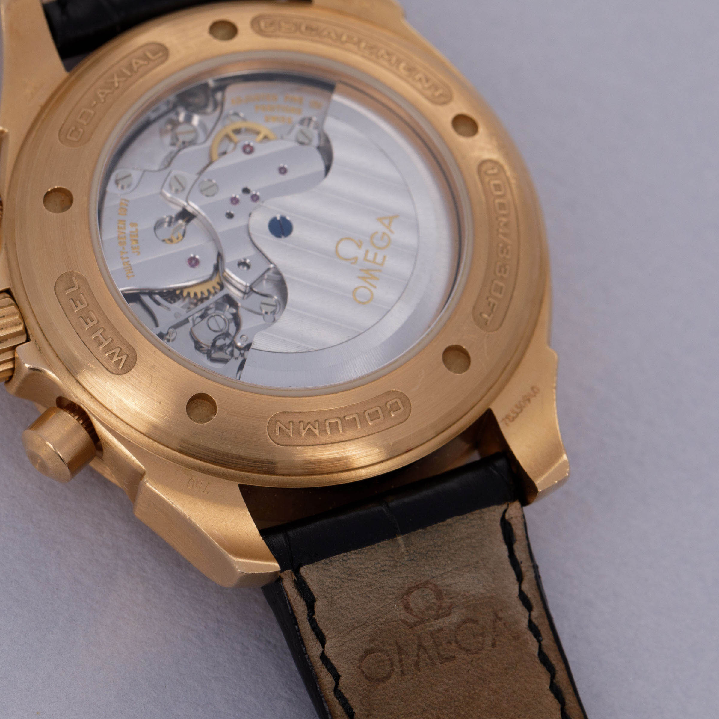 Omega De Ville Chronoscope Co-Axial Chronometer 4656.50.31 18k RG