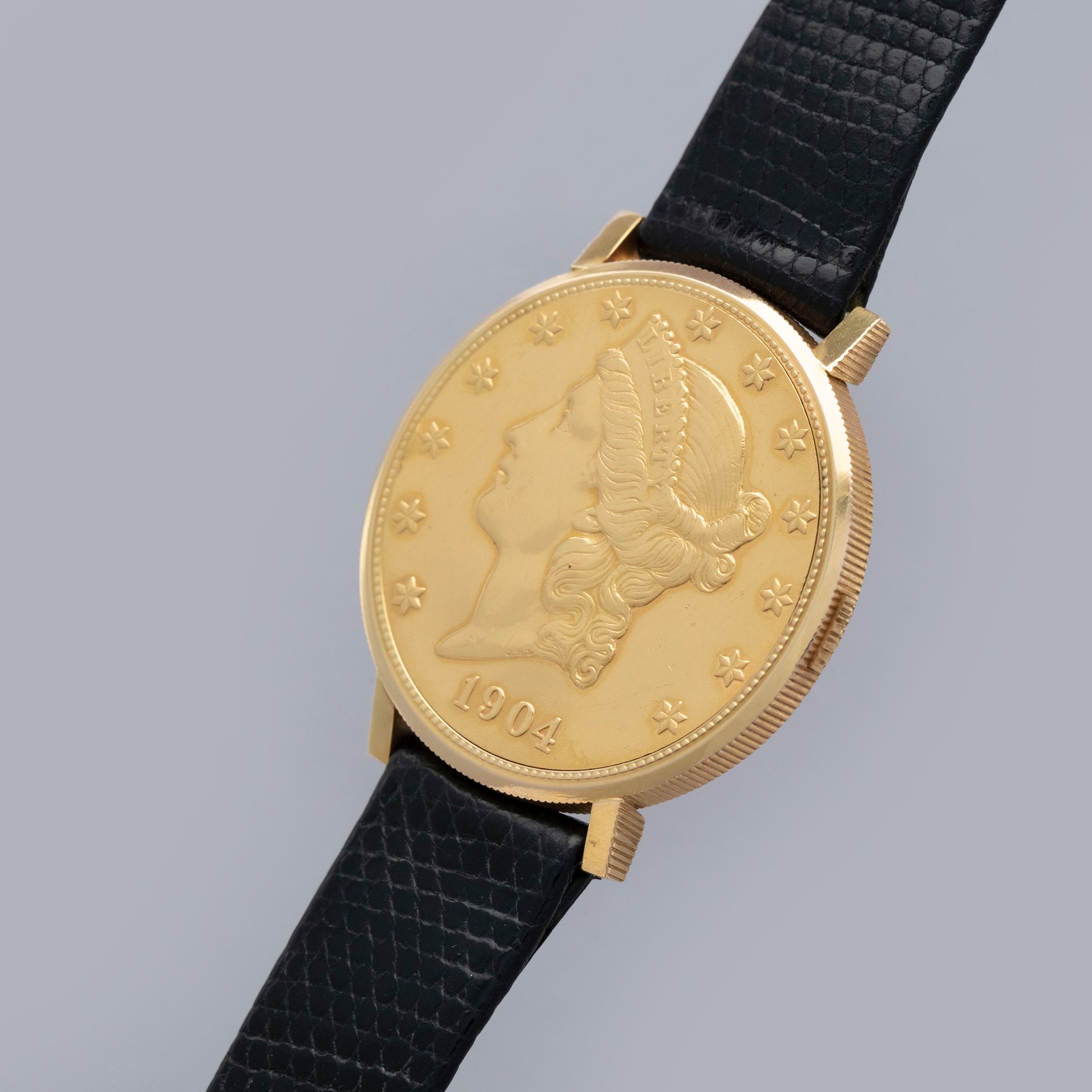 Bucherer $20 Gold Coin Watch 18k YG | Auctions | Loupe This
