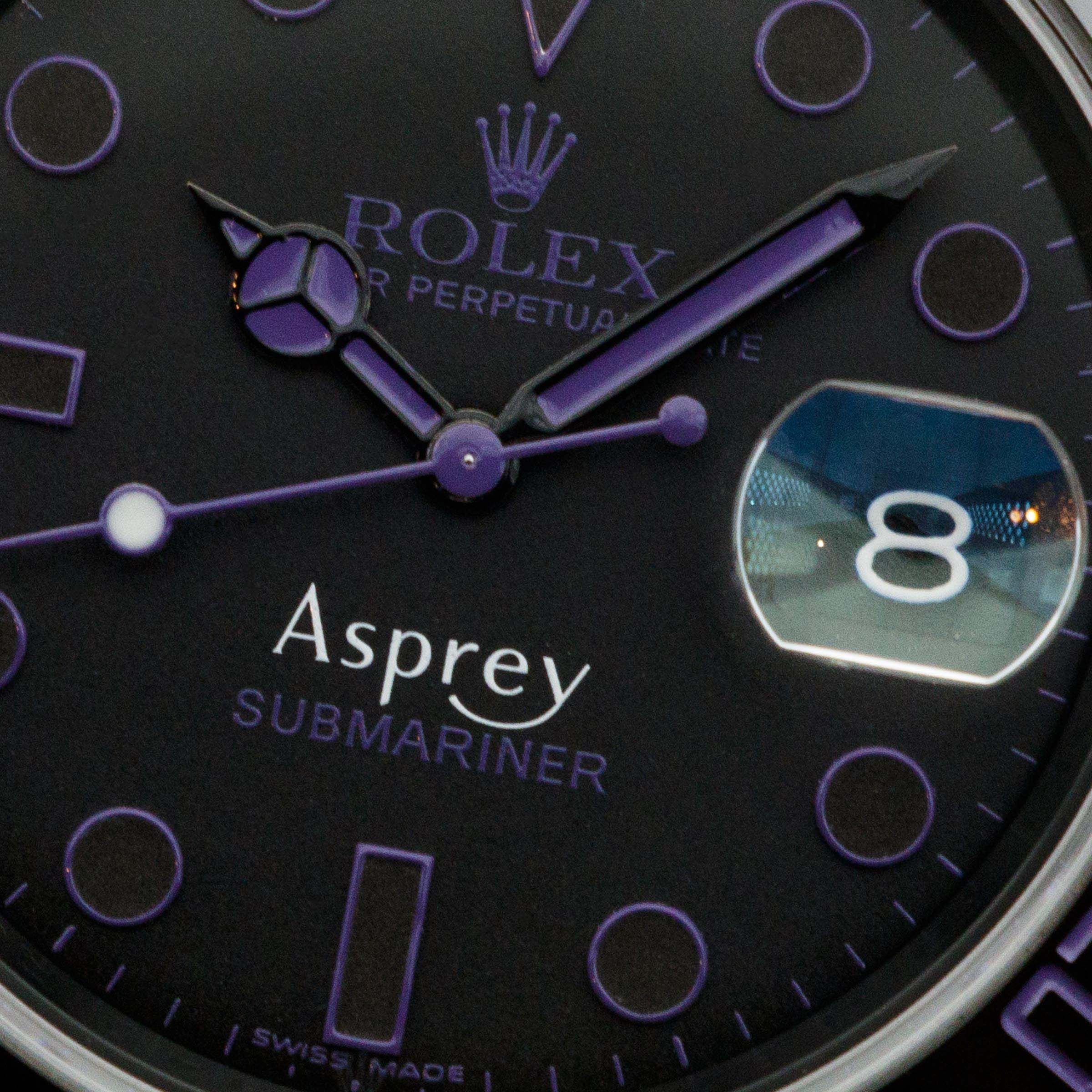 Rolex submariner purple online bezel