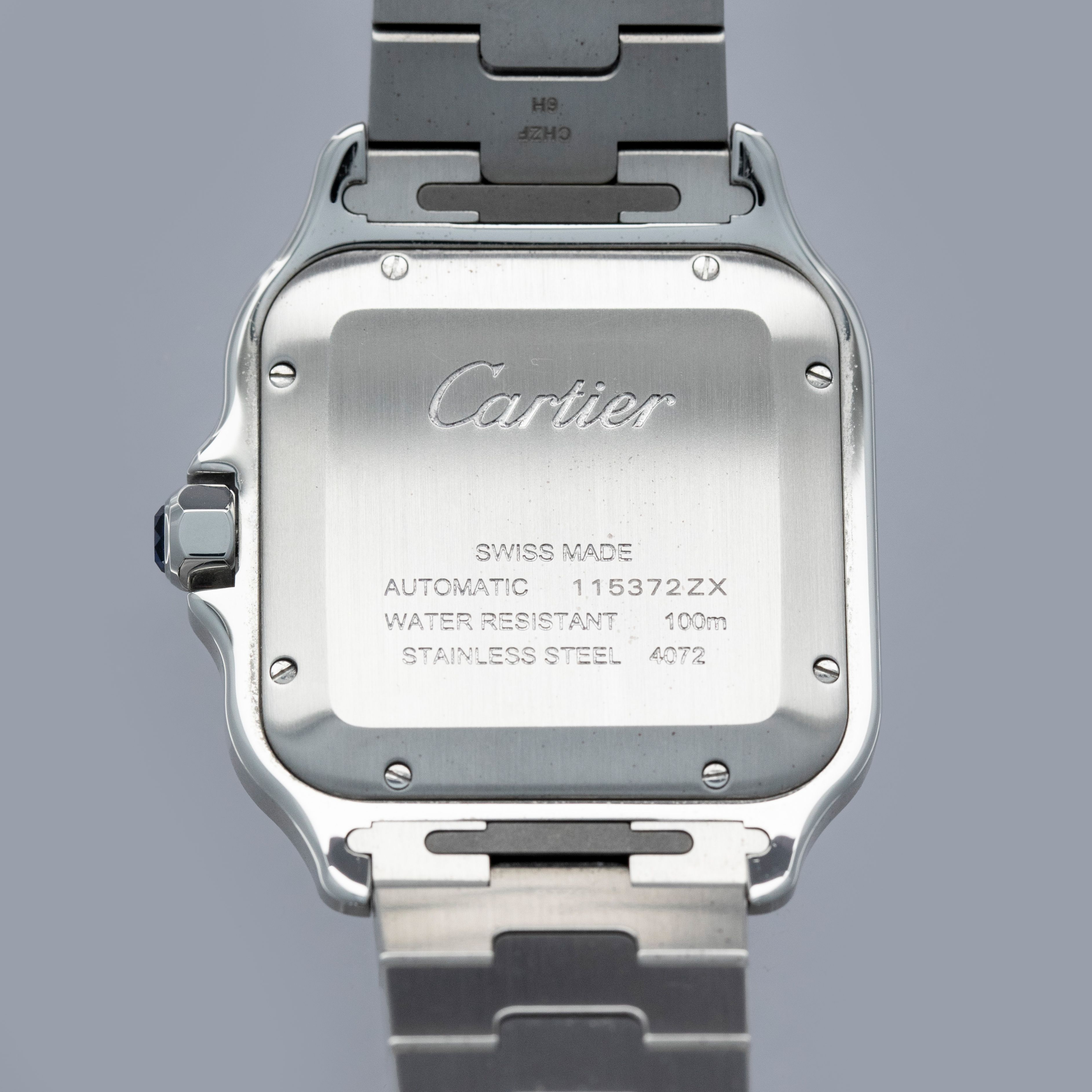 Cartier Santos de Cartier 4072 Stainless Steel with Bracelet