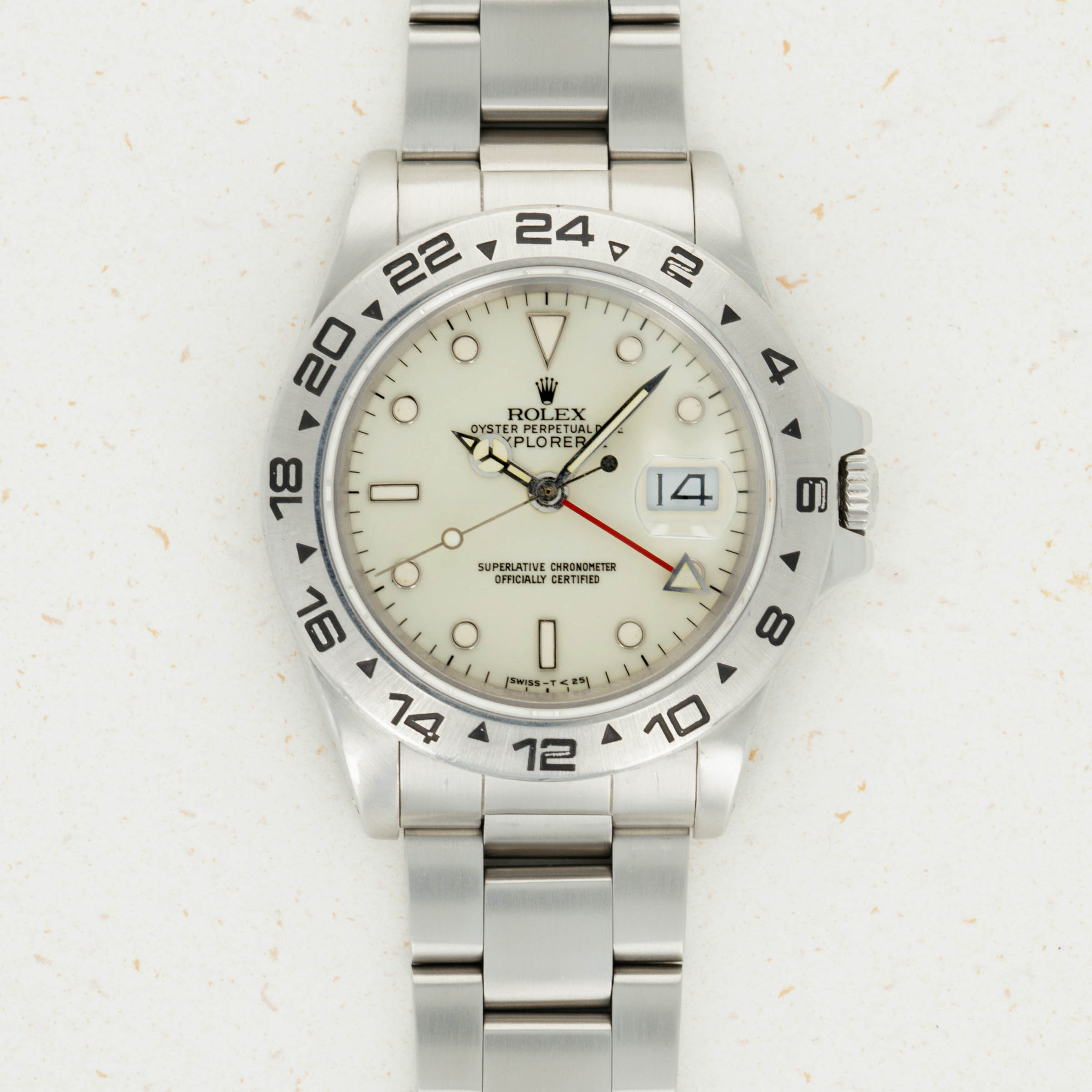 Rolex Cream Dial Explorer Ii 16550 