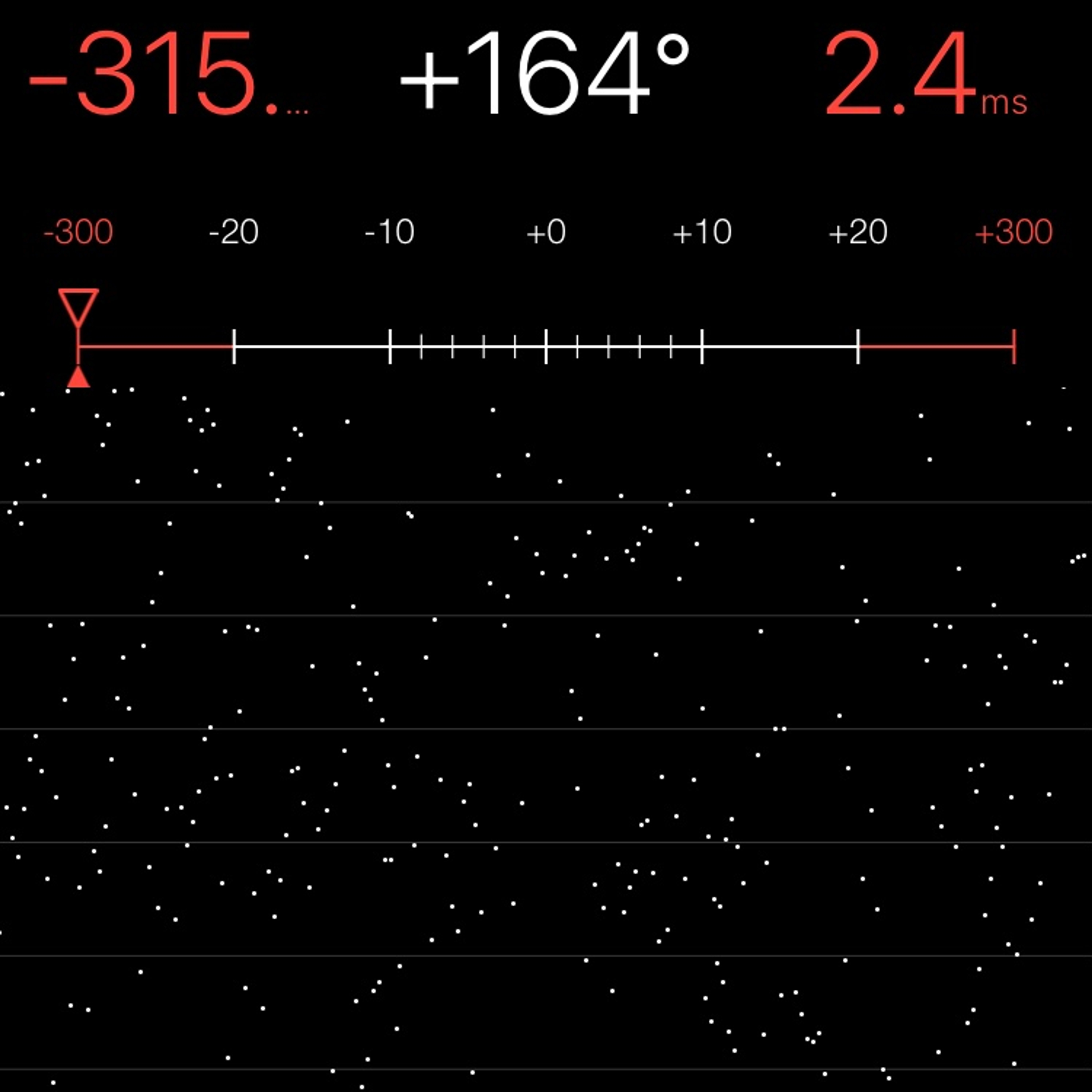 TIMING MACHINE READOUT