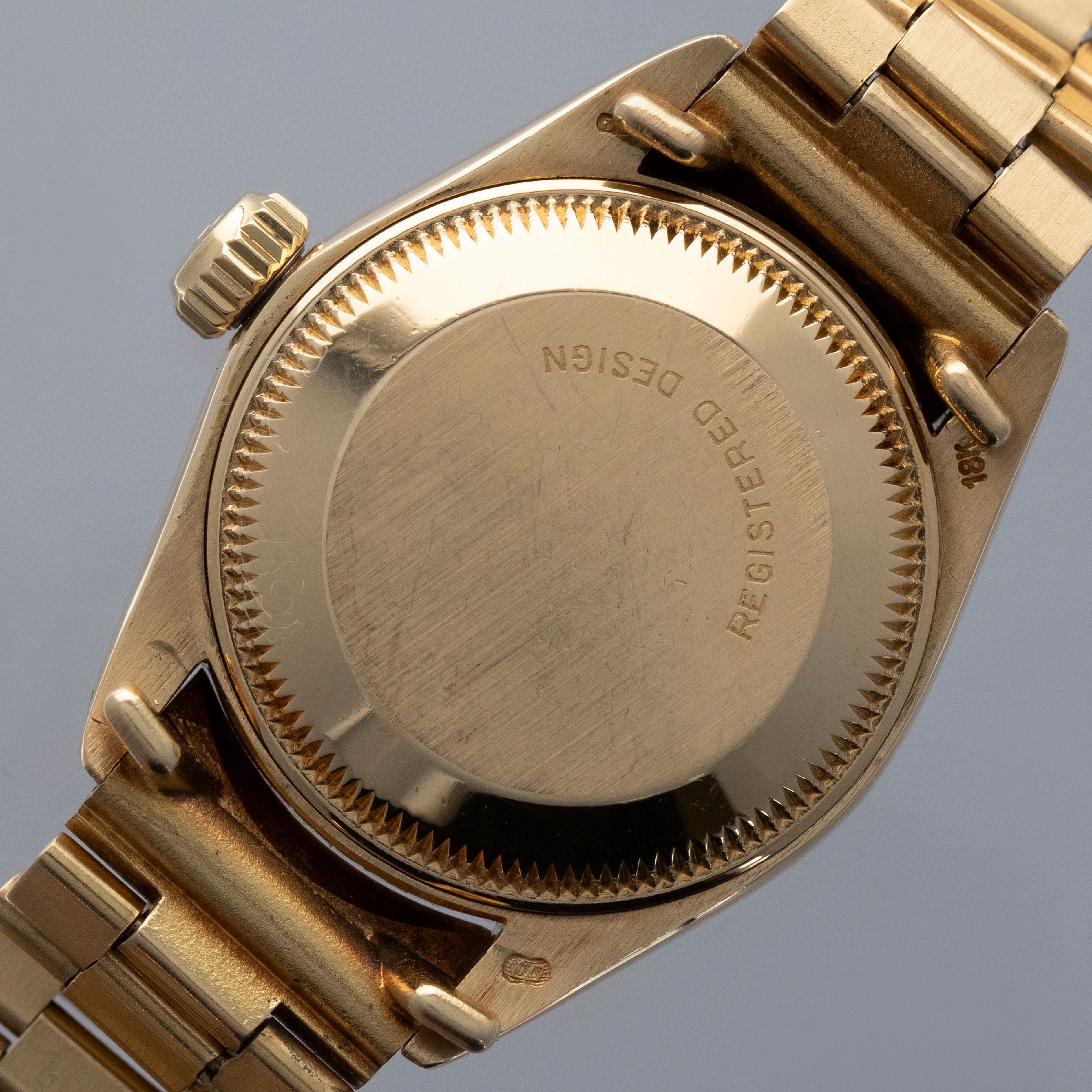 Rolex Ladies Datejust 6917 Champagne Roman Dial 18k YG | Auctions