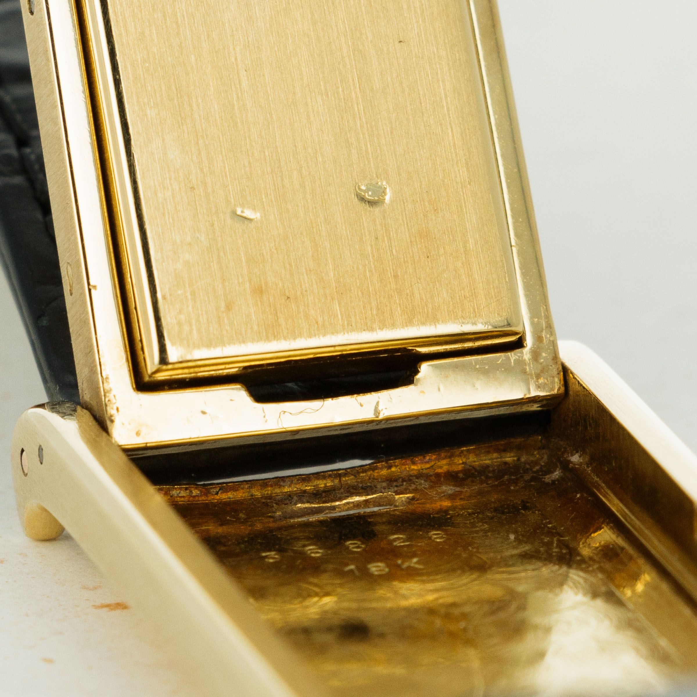 Cartier Tank Basculante 18k Yellow Gold Mechanical Wind | Auctions
