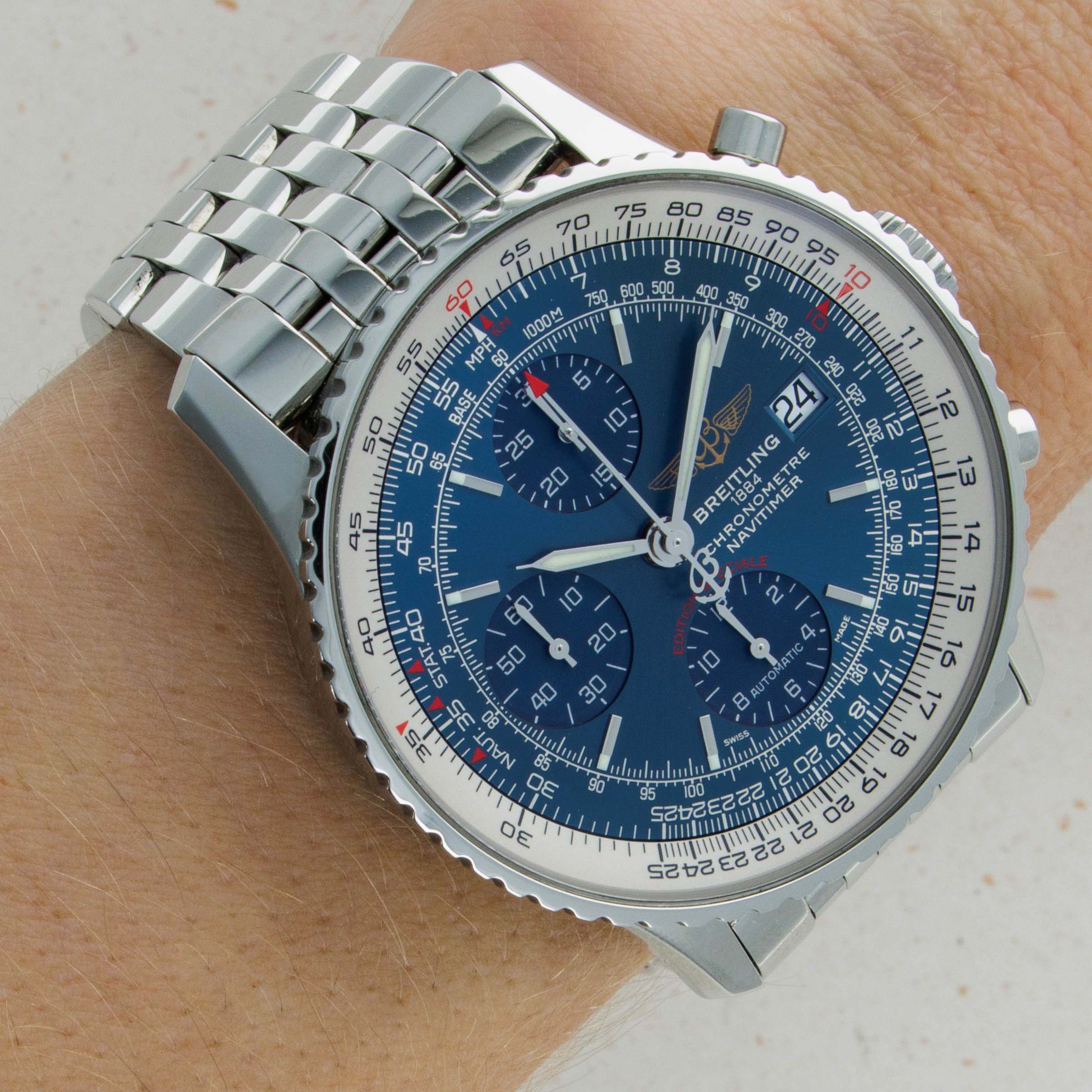 Breitling navitimer shop heritage blue