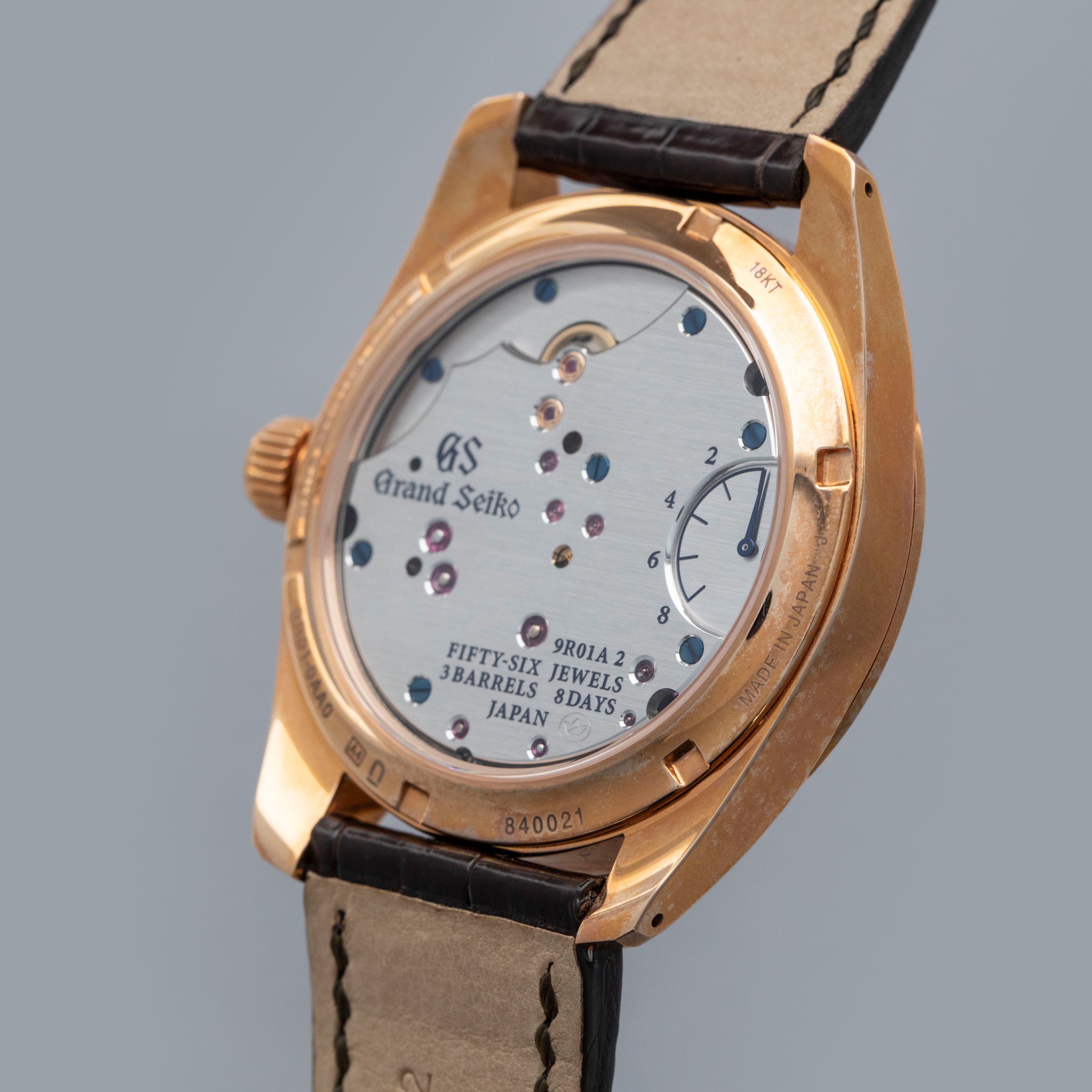 Grand Seiko Spring Drive 8 Day SBGD202 18k RG | Auctions | Loupe This
