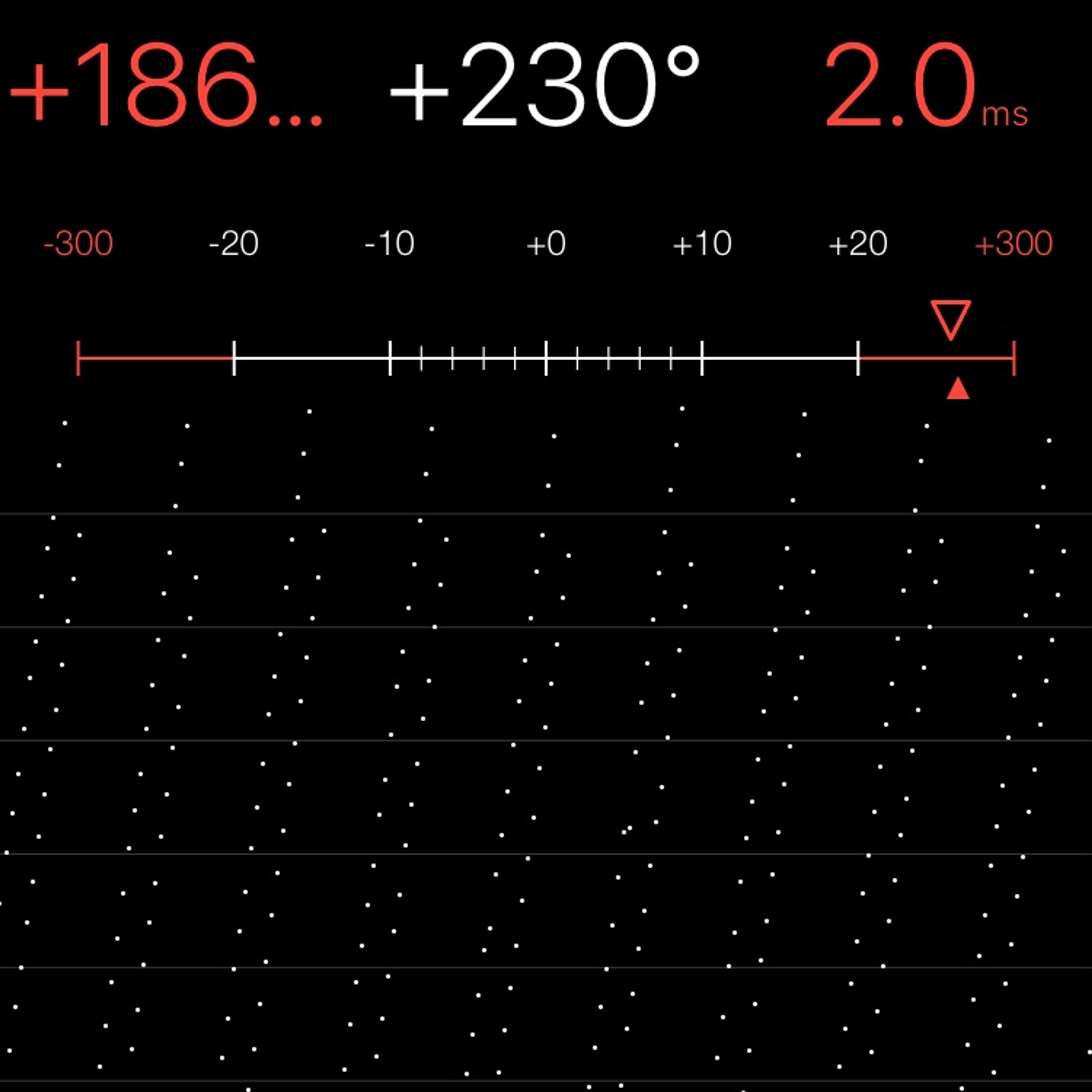 TIMING MACHINE READOUT