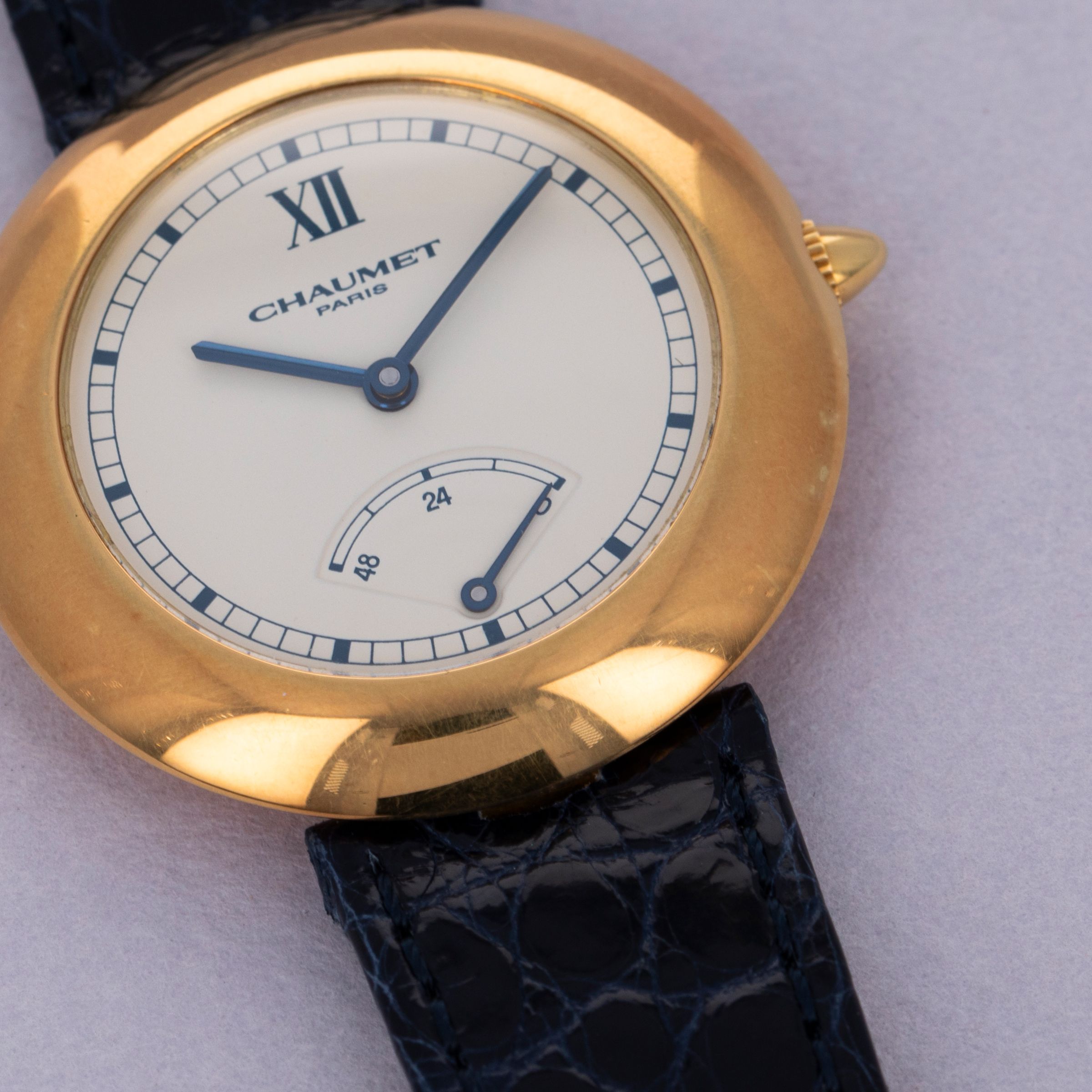 Chaumet Power Reserve 12A 18k YG | Auctions | Loupe This
