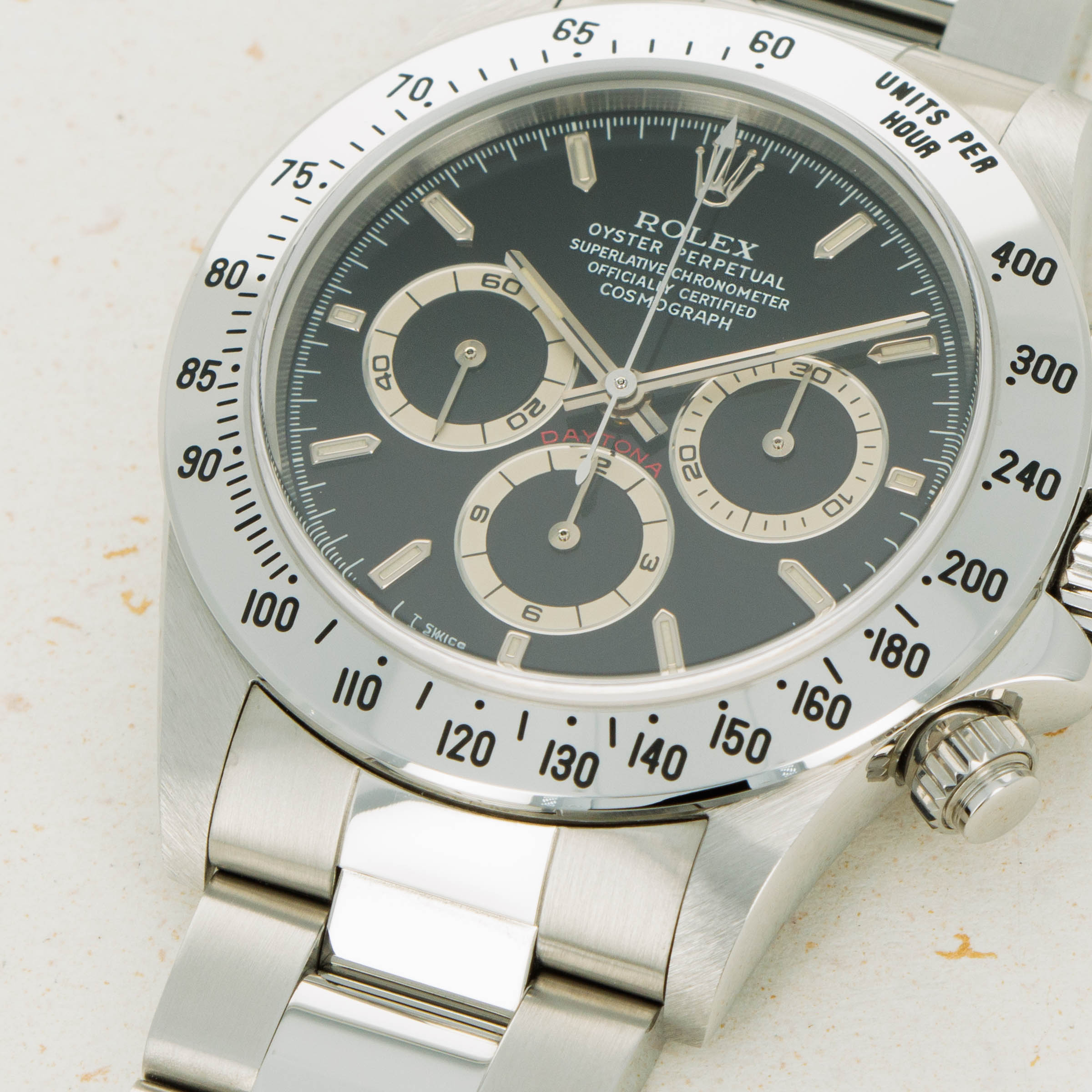 Rolex Daytona 16520 Black Dial Zenith Movement Like New | Auctions