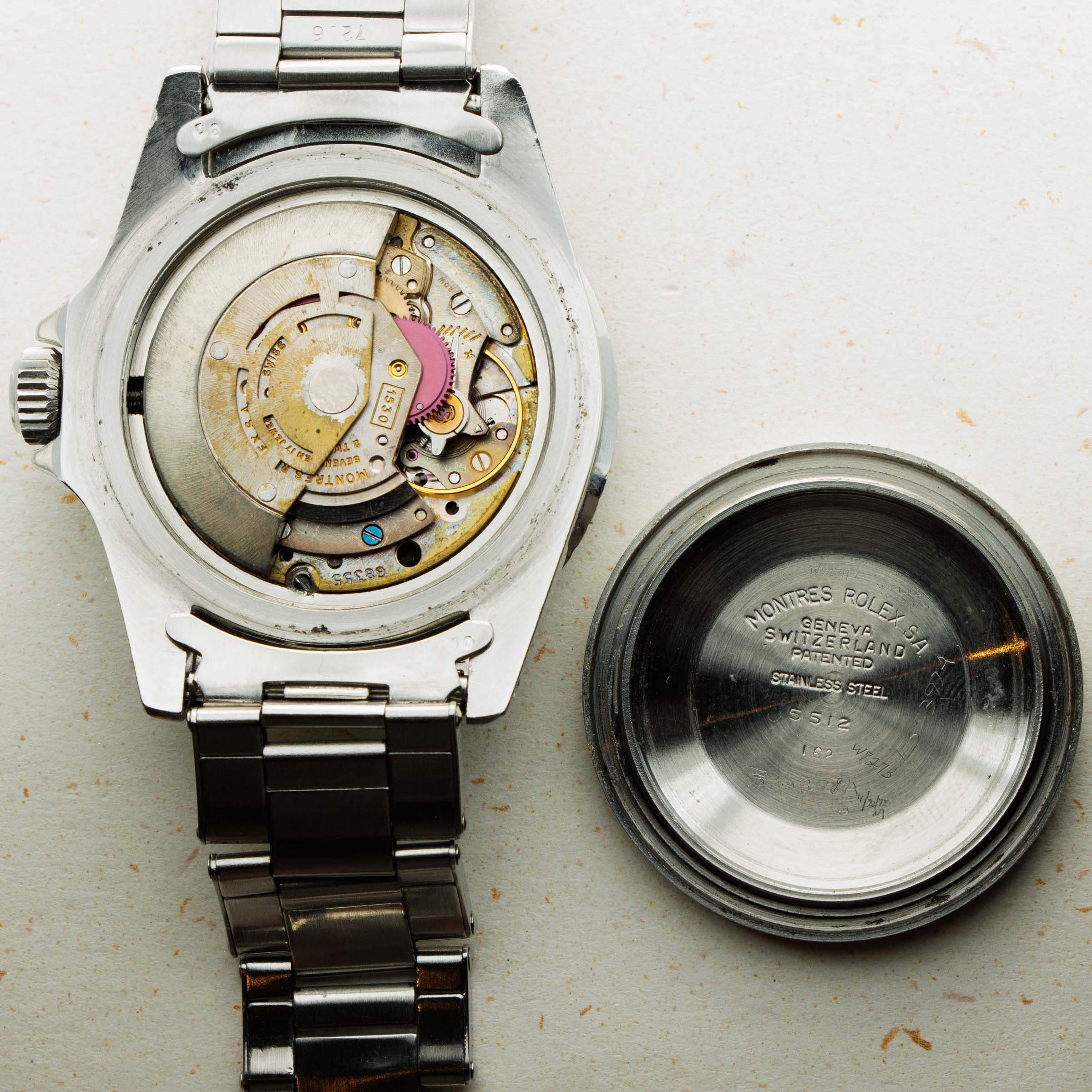 Rolex Submariner 5513 Gilt Explorer Dial 