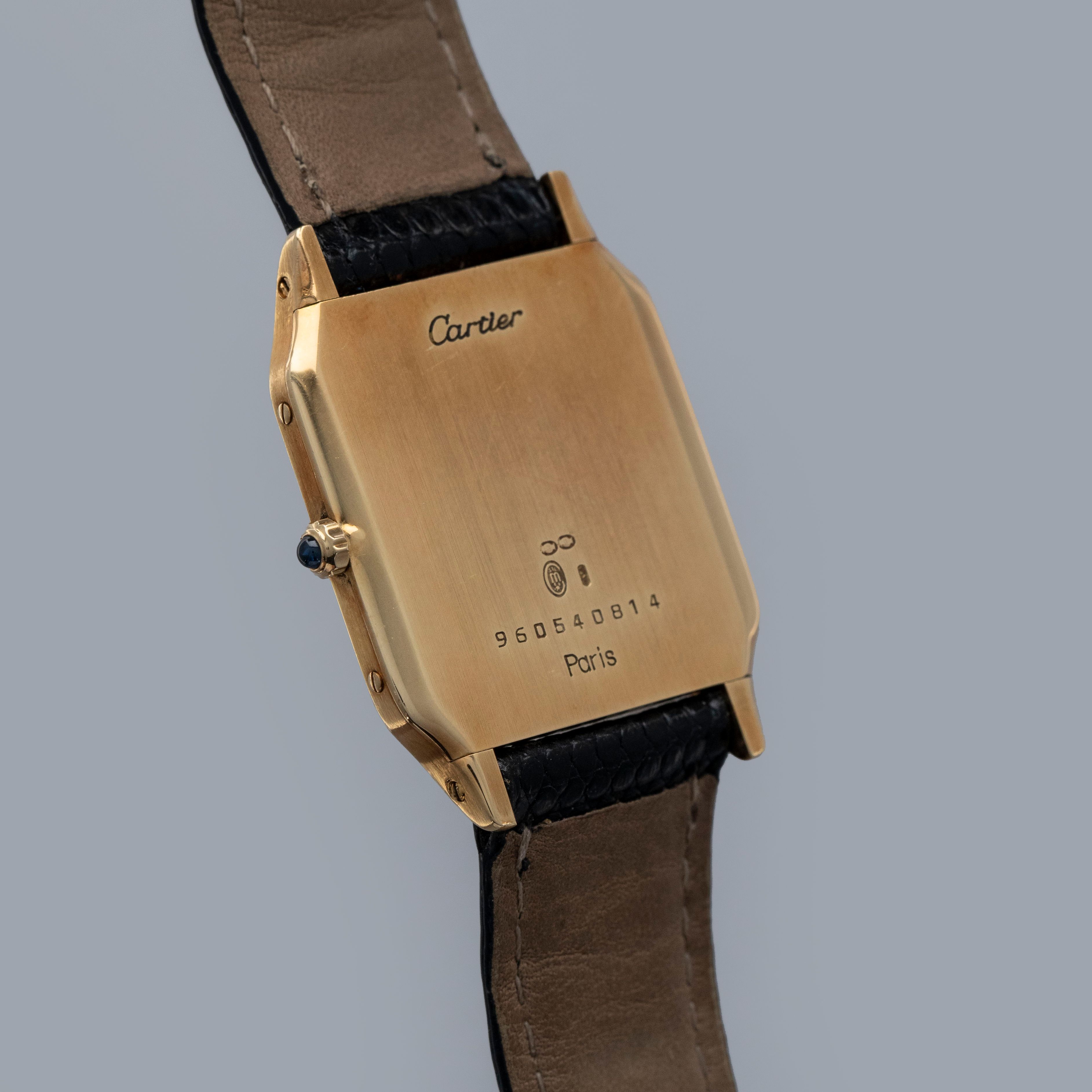 Cartier Santos Dumont Extra-Plat 96054 18K YG | Auctions | Loupe This