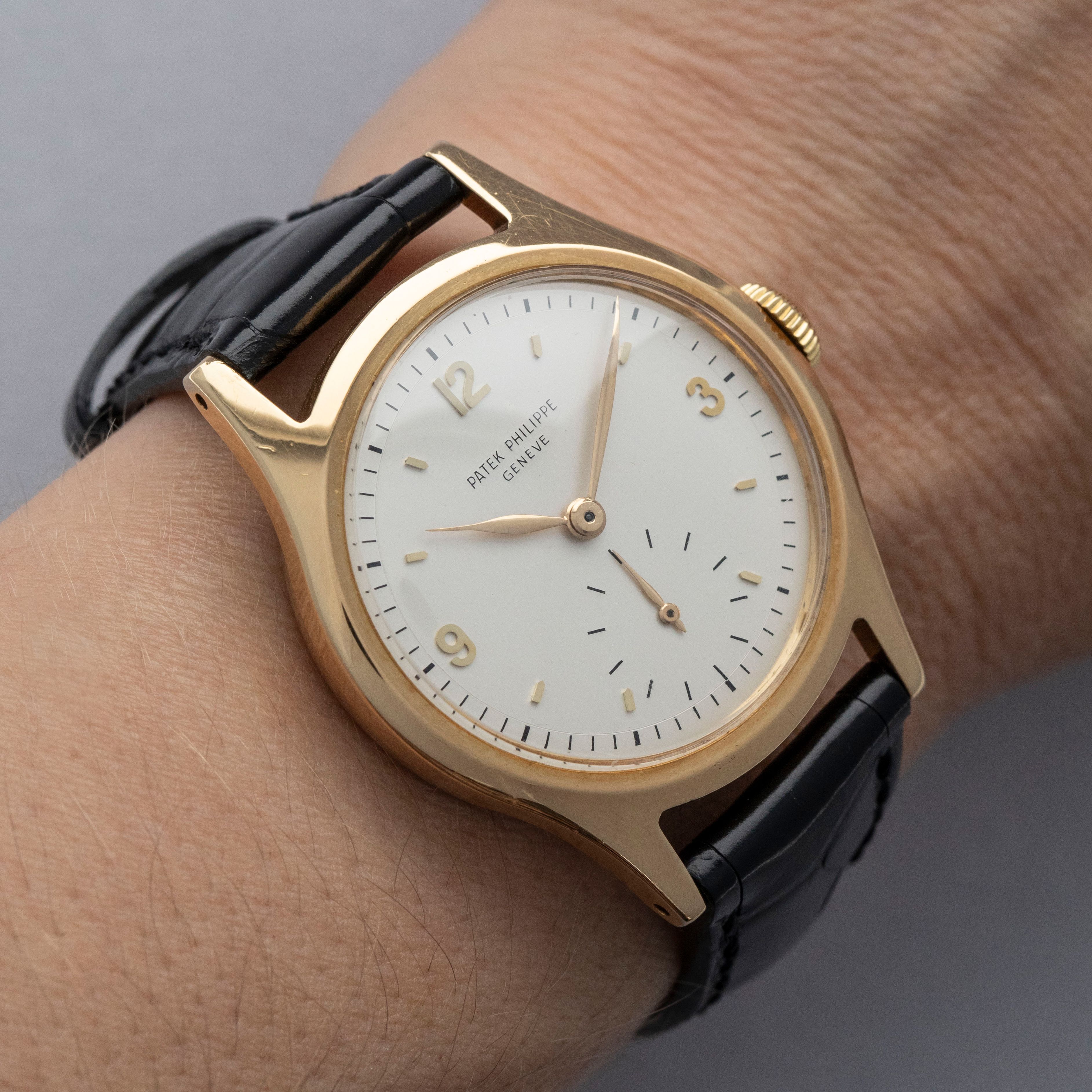Patek Philippe Calatrava 565J Arabic Applied Index 18k YG