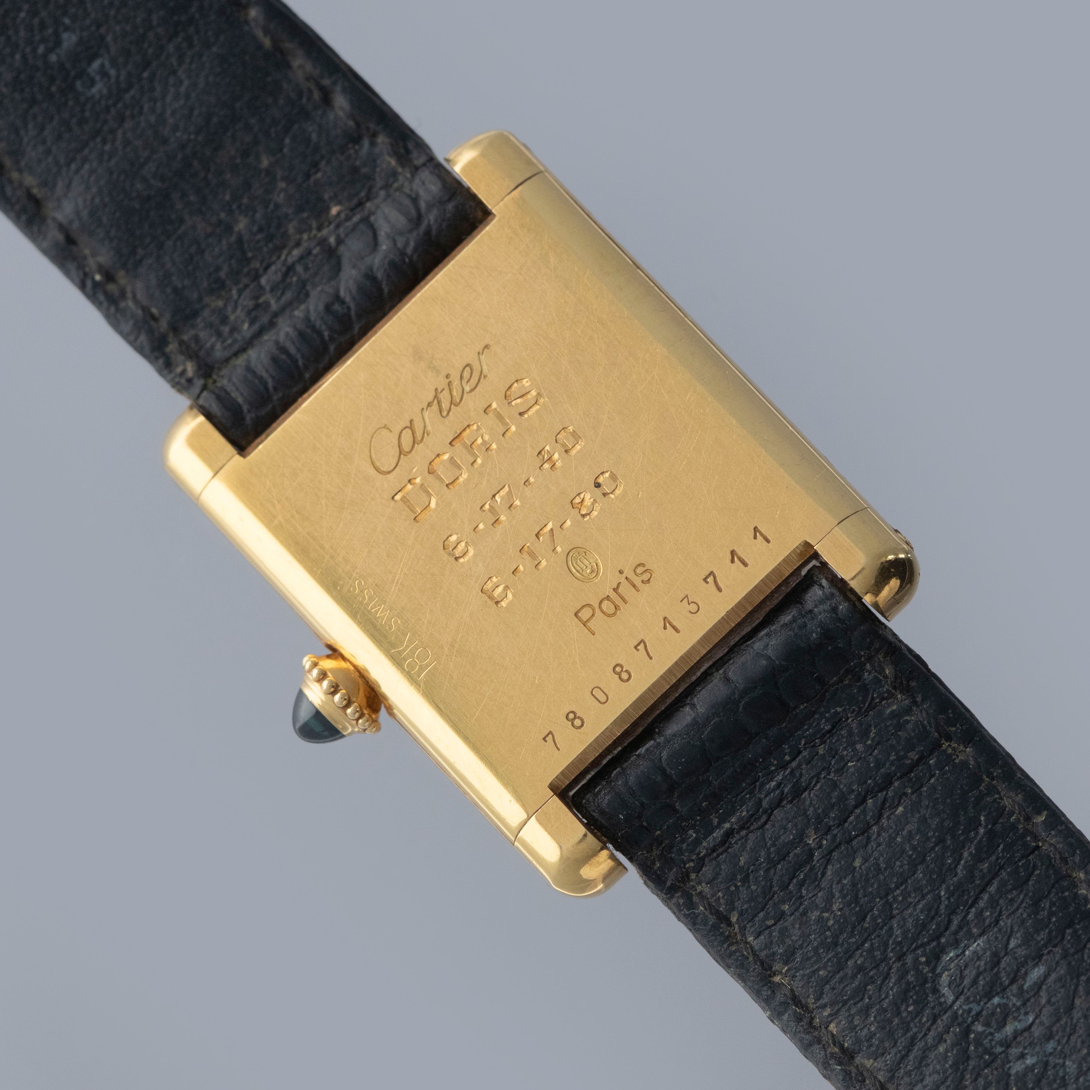Cartier Tank Louis 78087 18k YG | Auctions | Loupe This