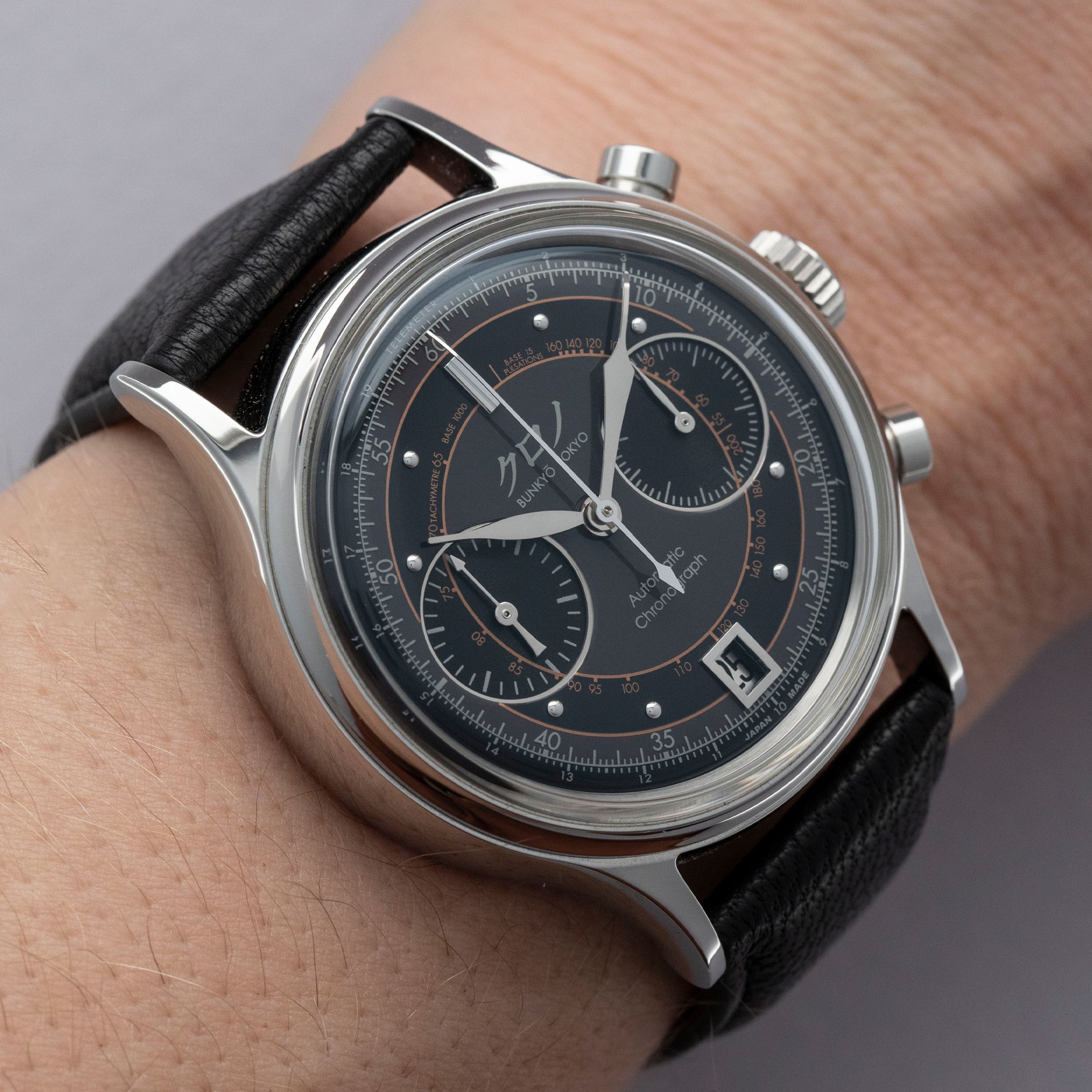 KURONO TOKYO CHRONOGRAPH II BLACK | Auctions | Loupe This