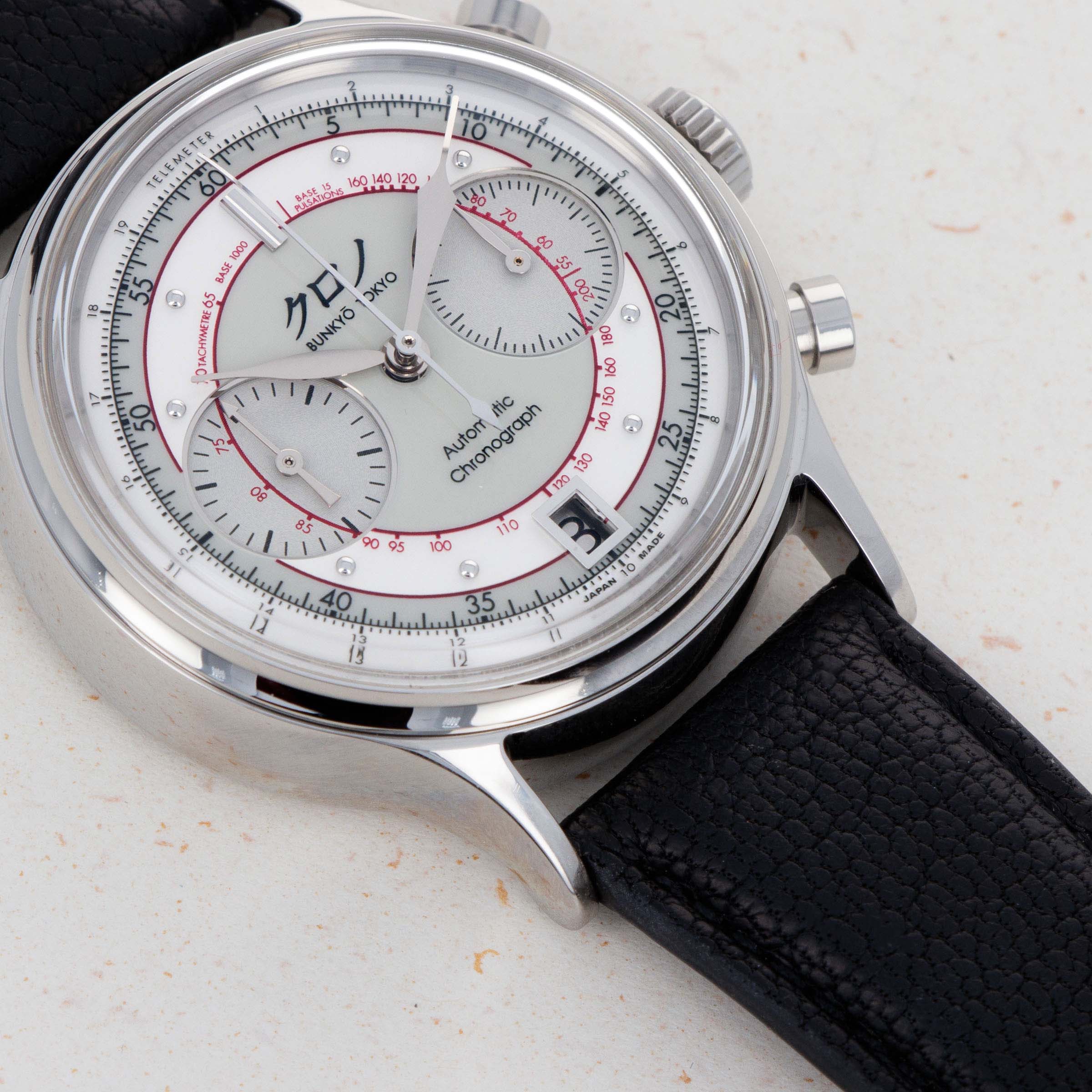 Kurono Tokyo Chronograph II Shiro | Auctions | Loupe This