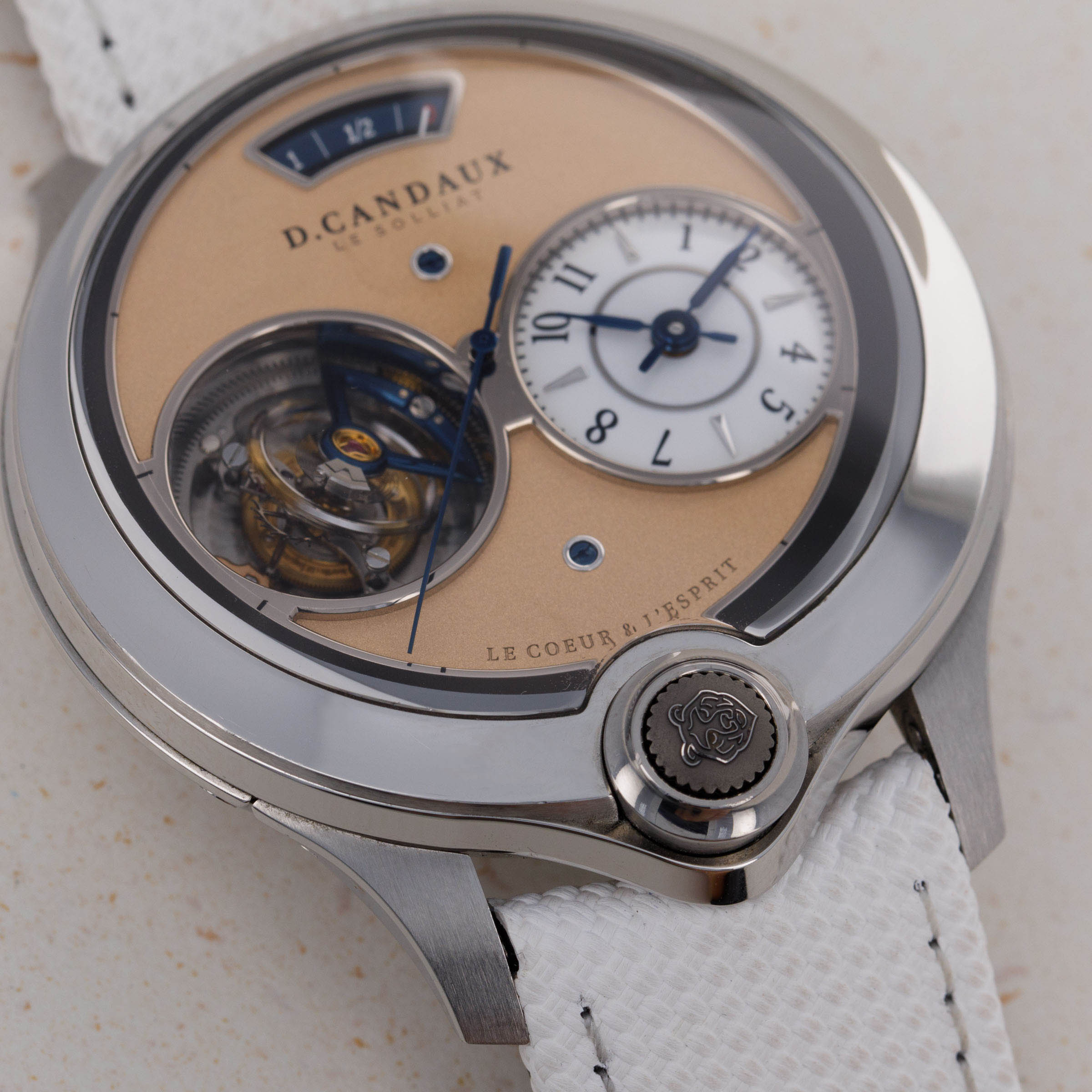 D. Candaux DC1 1740 First 8 Flying Tourbillon Stainless Steel