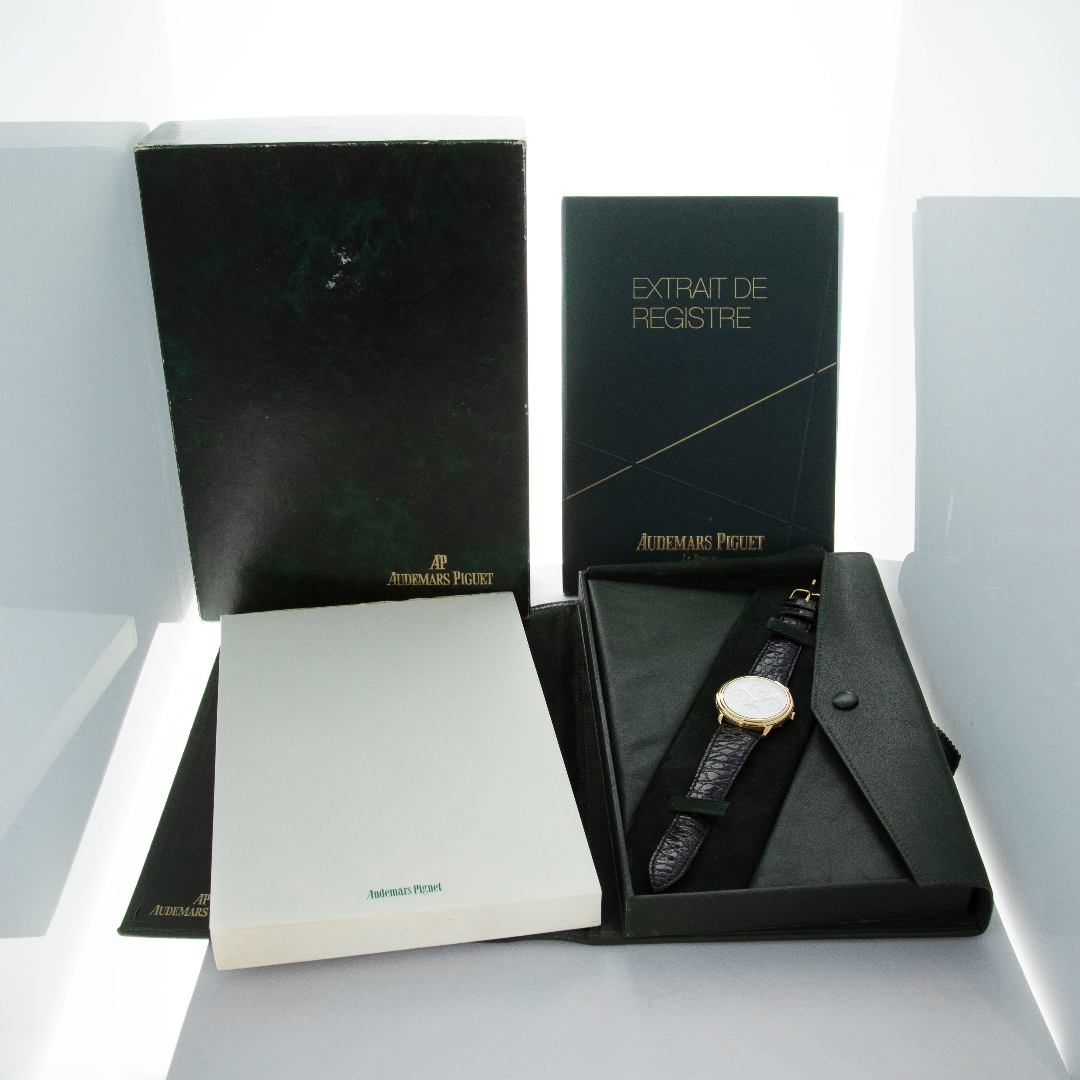 Audemars Piguet Quantième Perpétuel Automatique 25657BA 18K YG