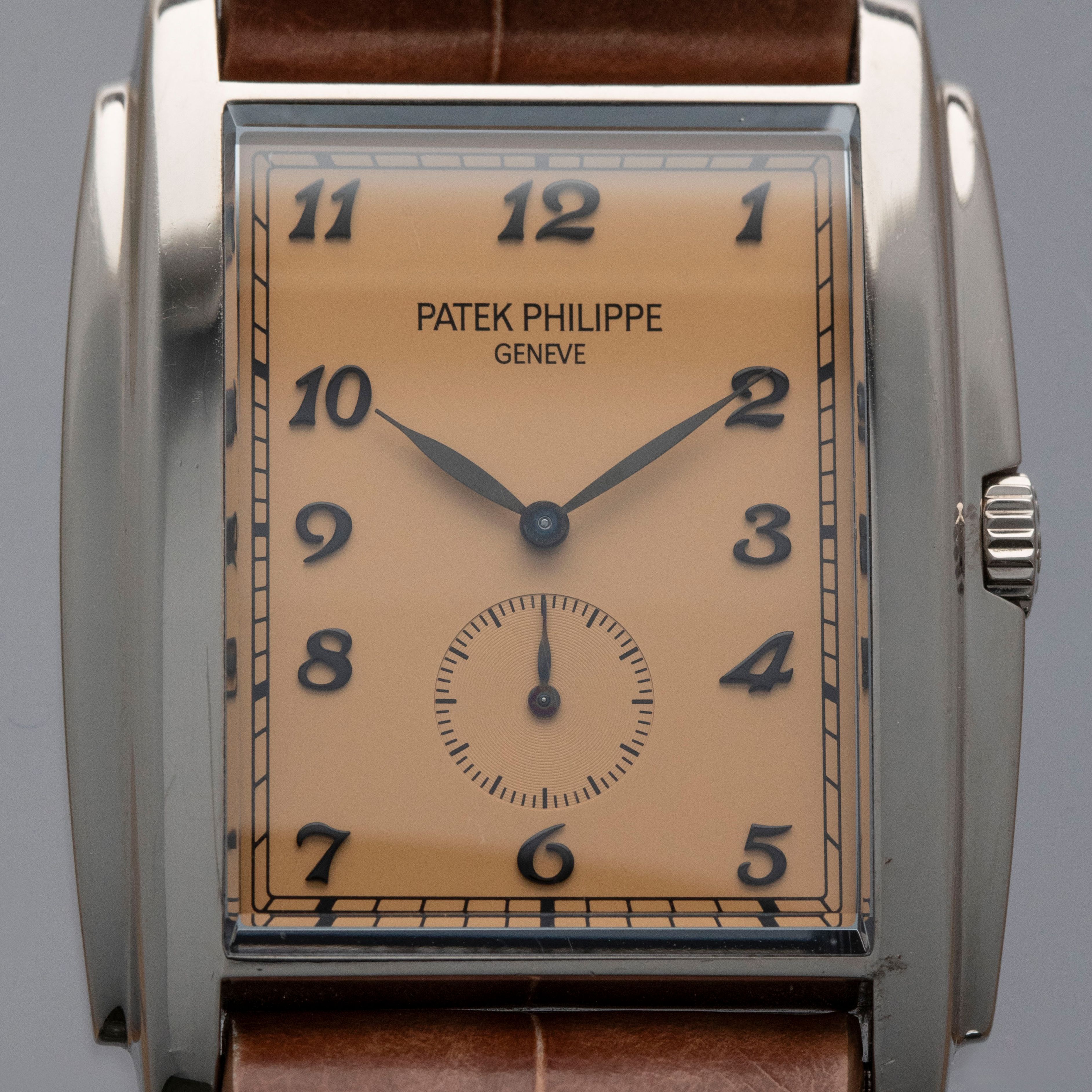 Patek Philippe Gondolo 5124G Salmon Dial 18k WG Box and Papers