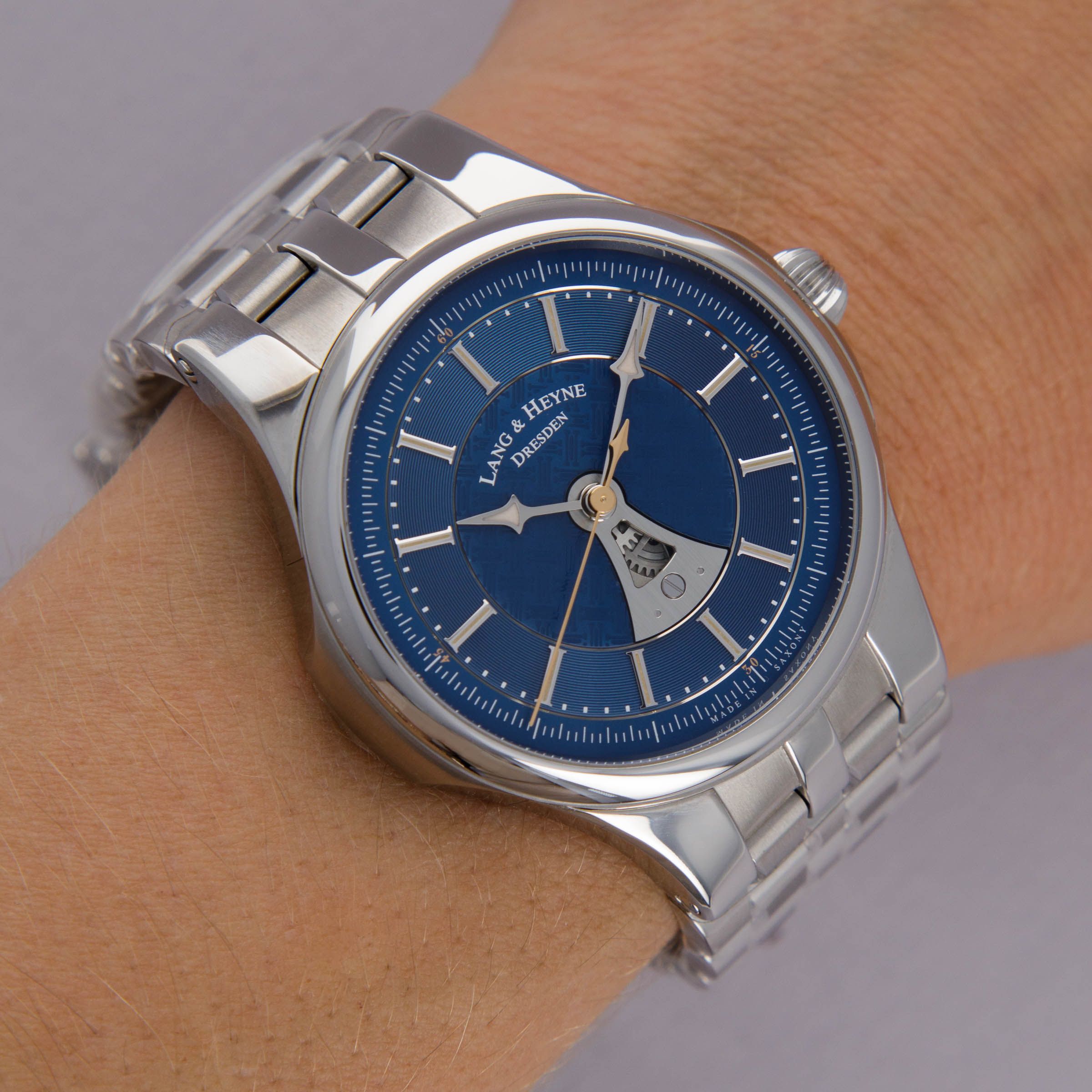 Lang & Heyne Hektor Blue Dial | Auctions | Loupe This