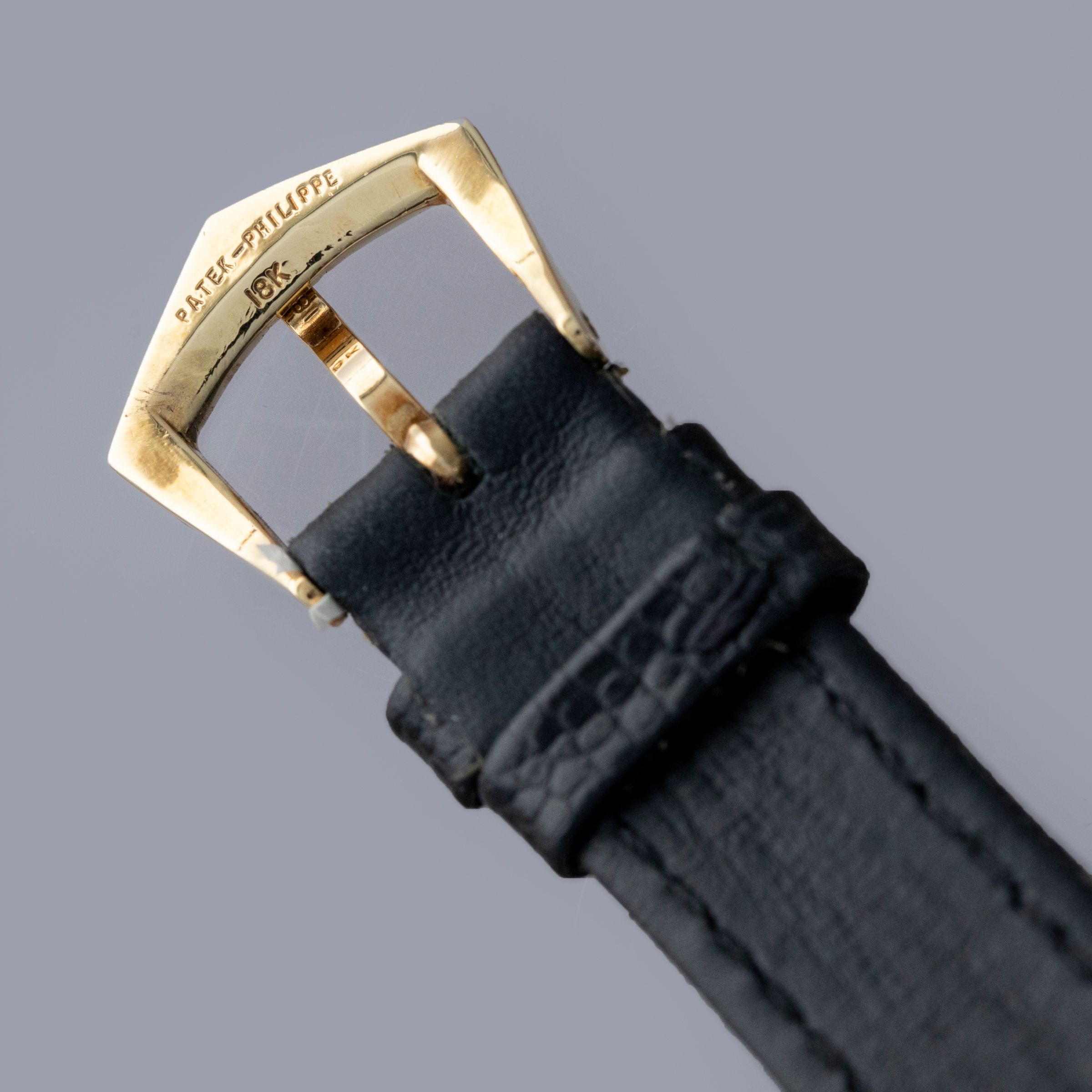 Patek Philippe Calatrava 3520D Hobnail Bezel 18k YG Retailed by